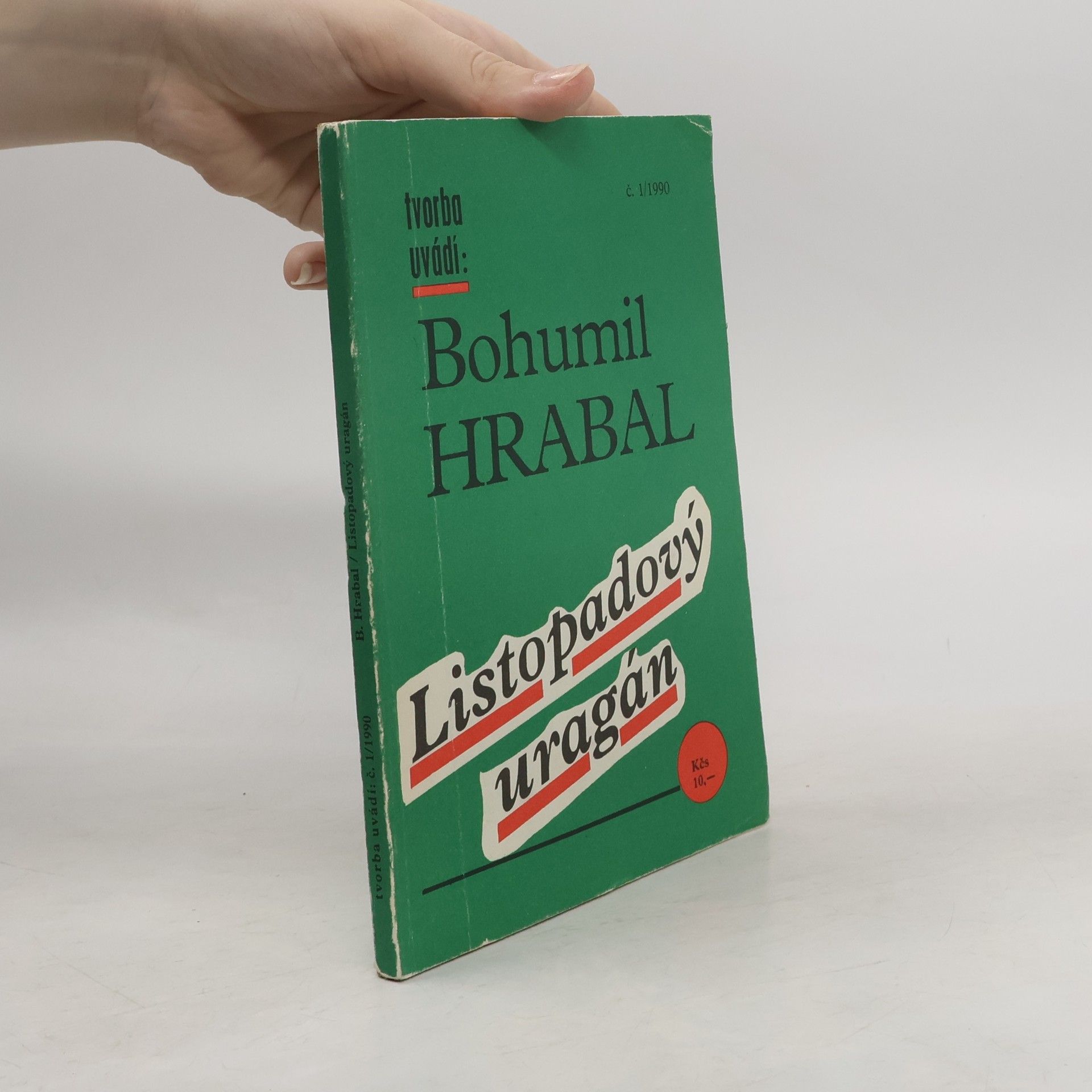 Bohumil Hrabal Listopadový uragán