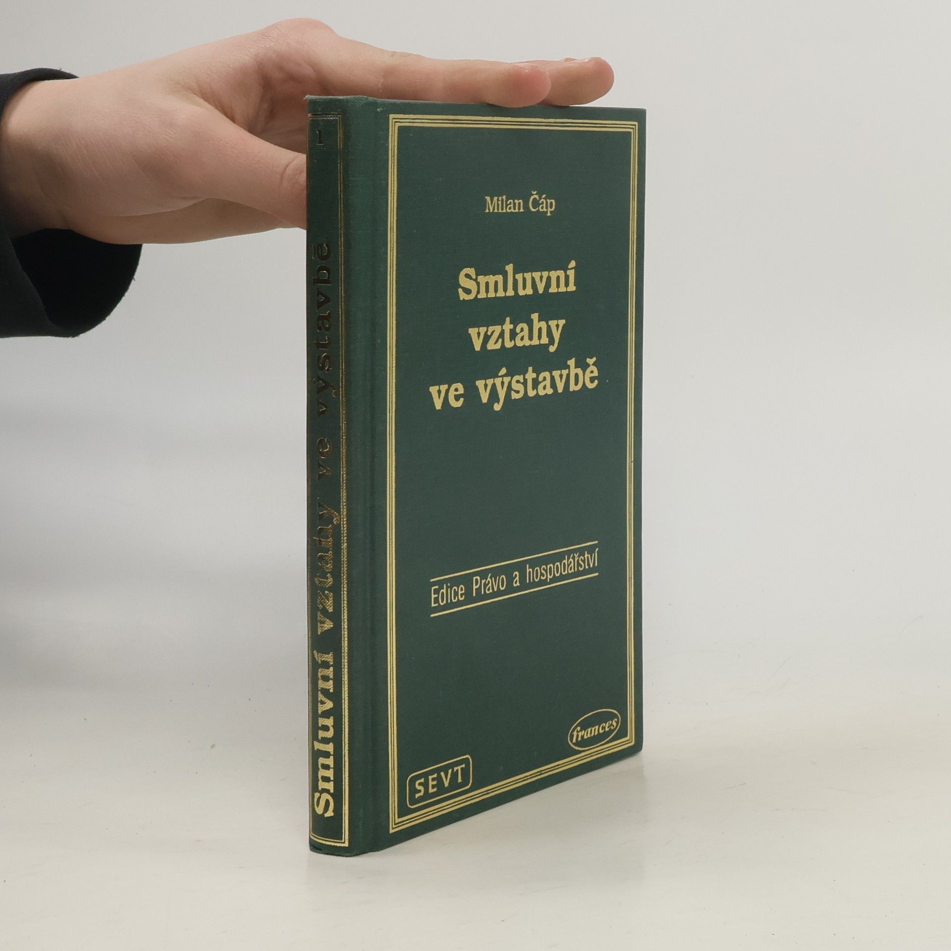Milan Čáp Smluvní vztahy ve výstavbě