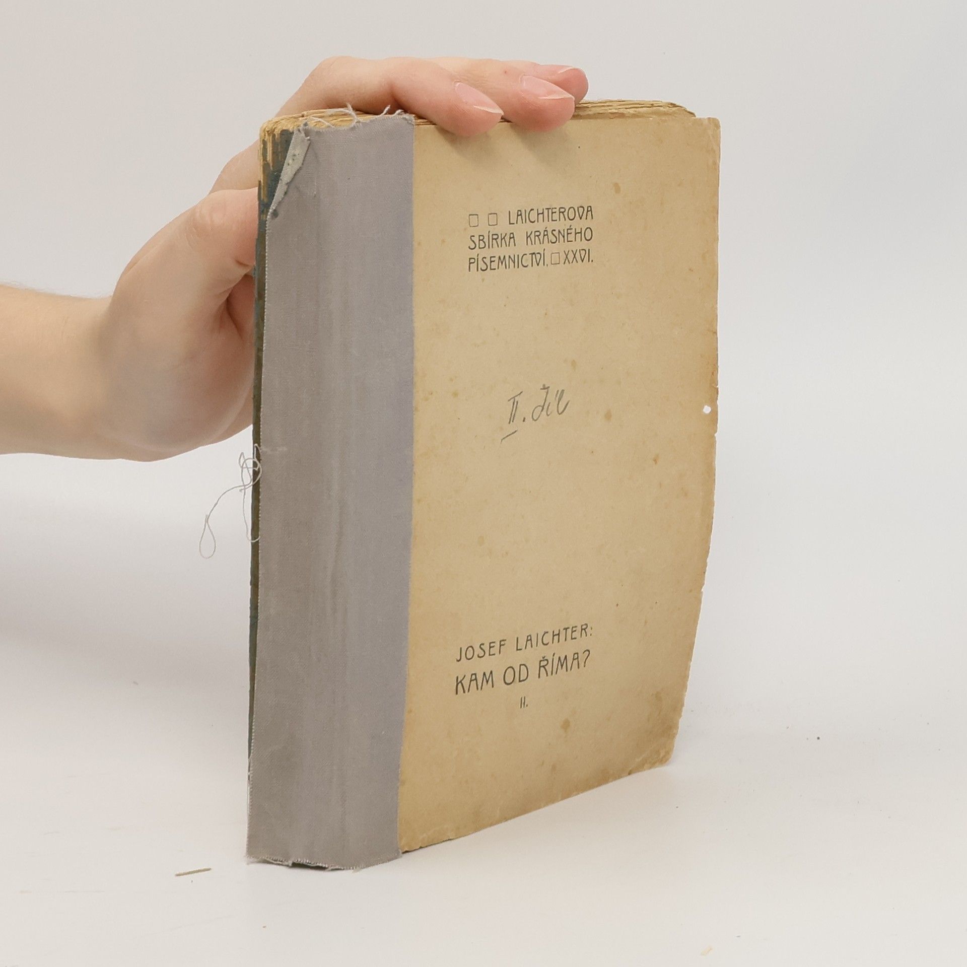 Josef Laichter Kam od říma? 2