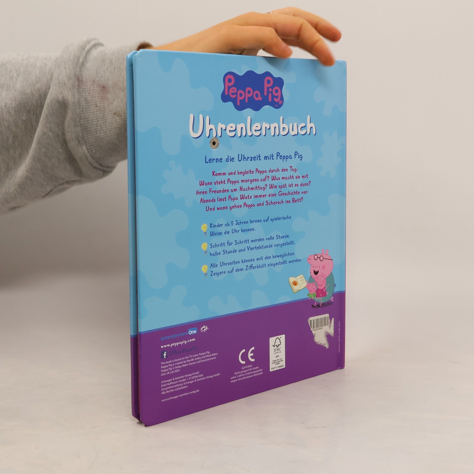Autores varios Peppa Pig Uhrenlernbuch