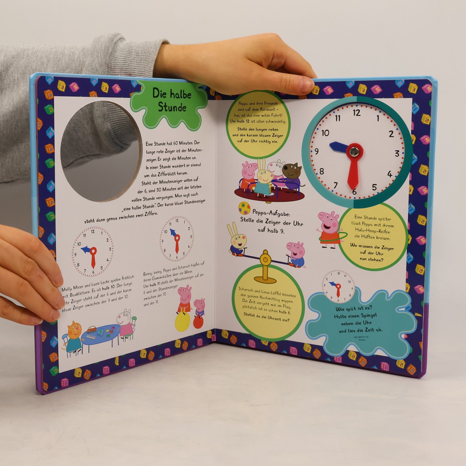 Autores varios Peppa Pig Uhrenlernbuch