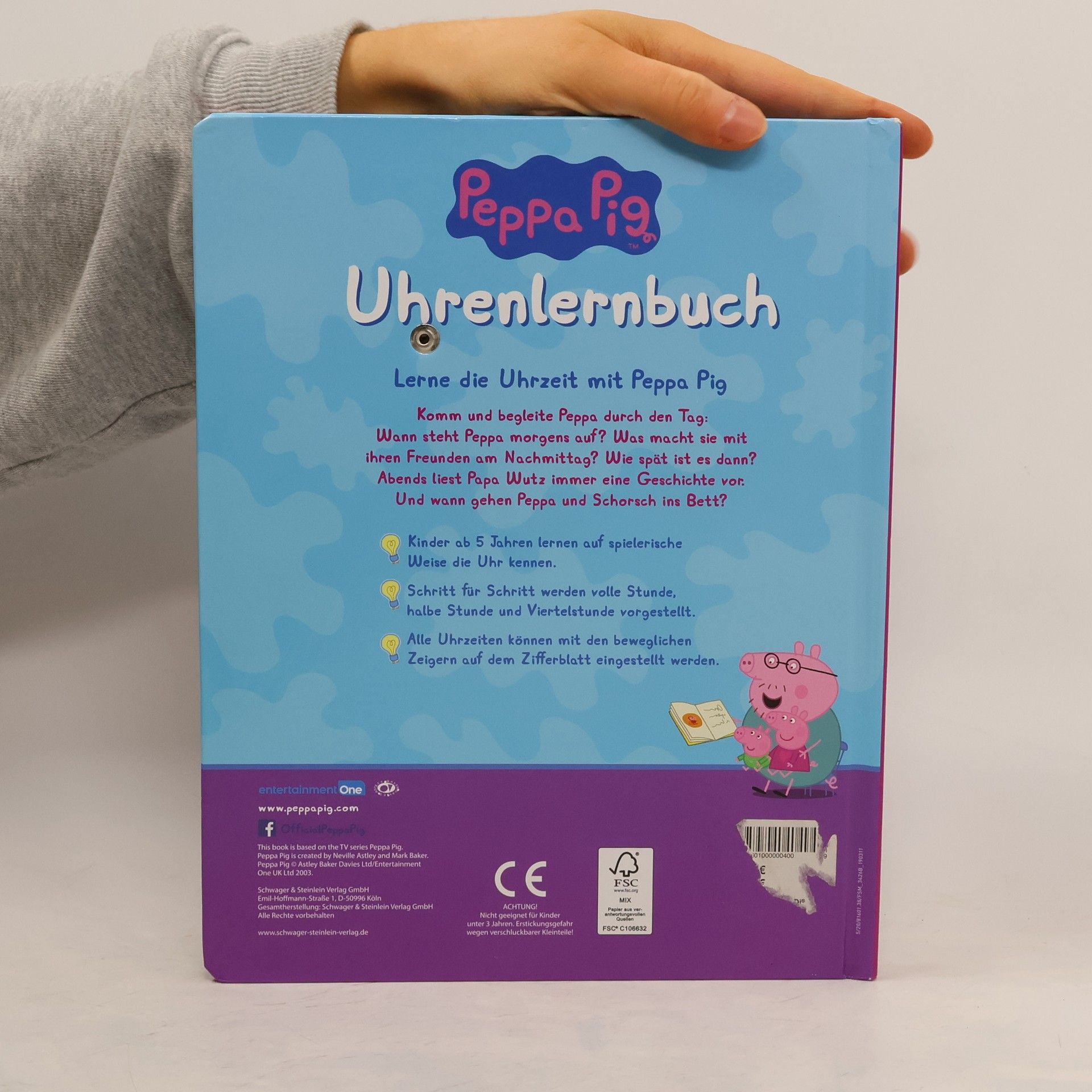 Autores varios Peppa Pig Uhrenlernbuch