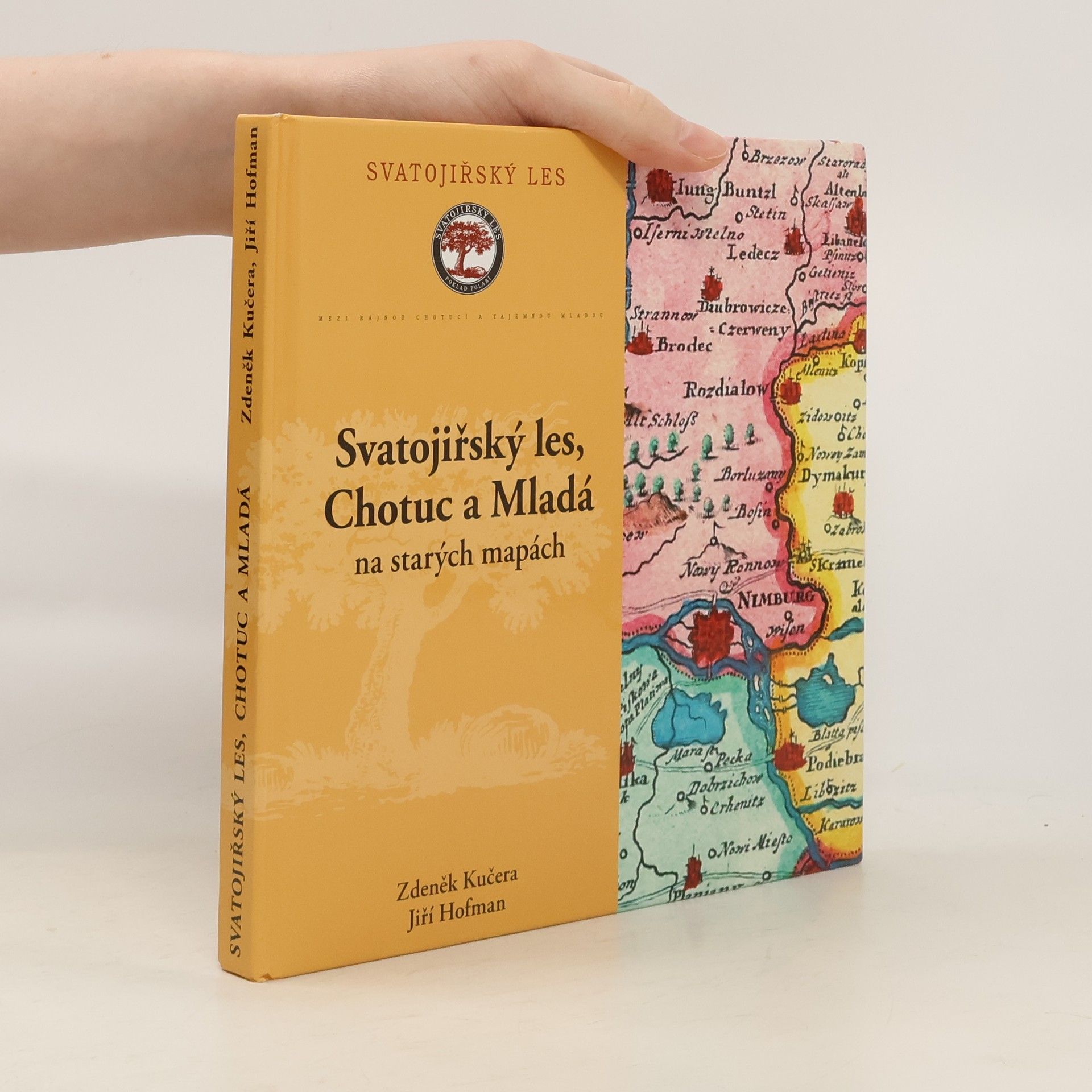 Svatojiřský les, Chotuc a Mladá na starých mapách