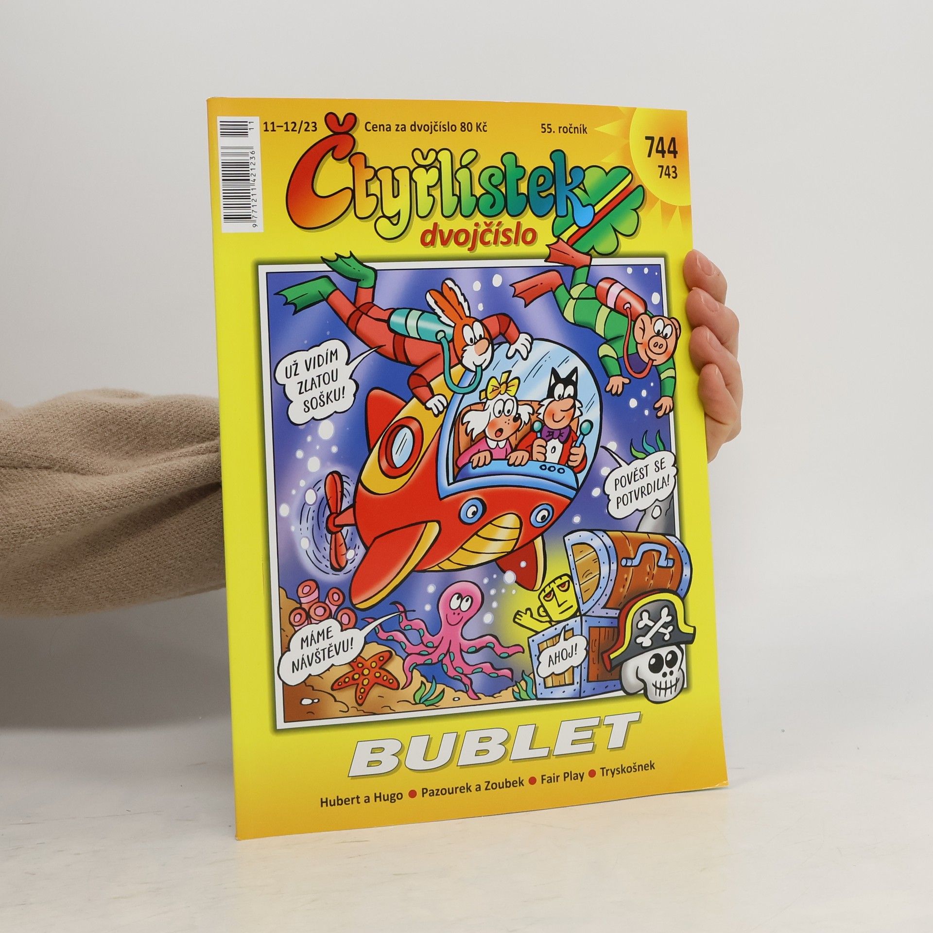 Collectif d'auteurs Čtyřlístek 743-744. 11-12/2023