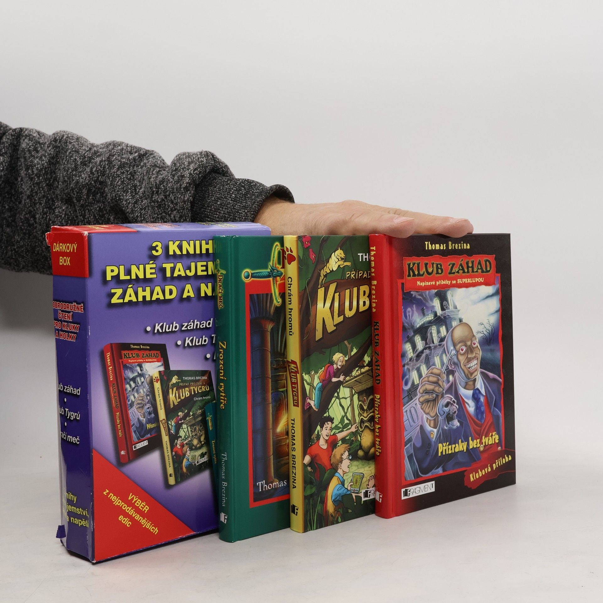 Thomas Brezina Dobrodružné čtení - Klub záhad, Klub tygrů, Dračí meč