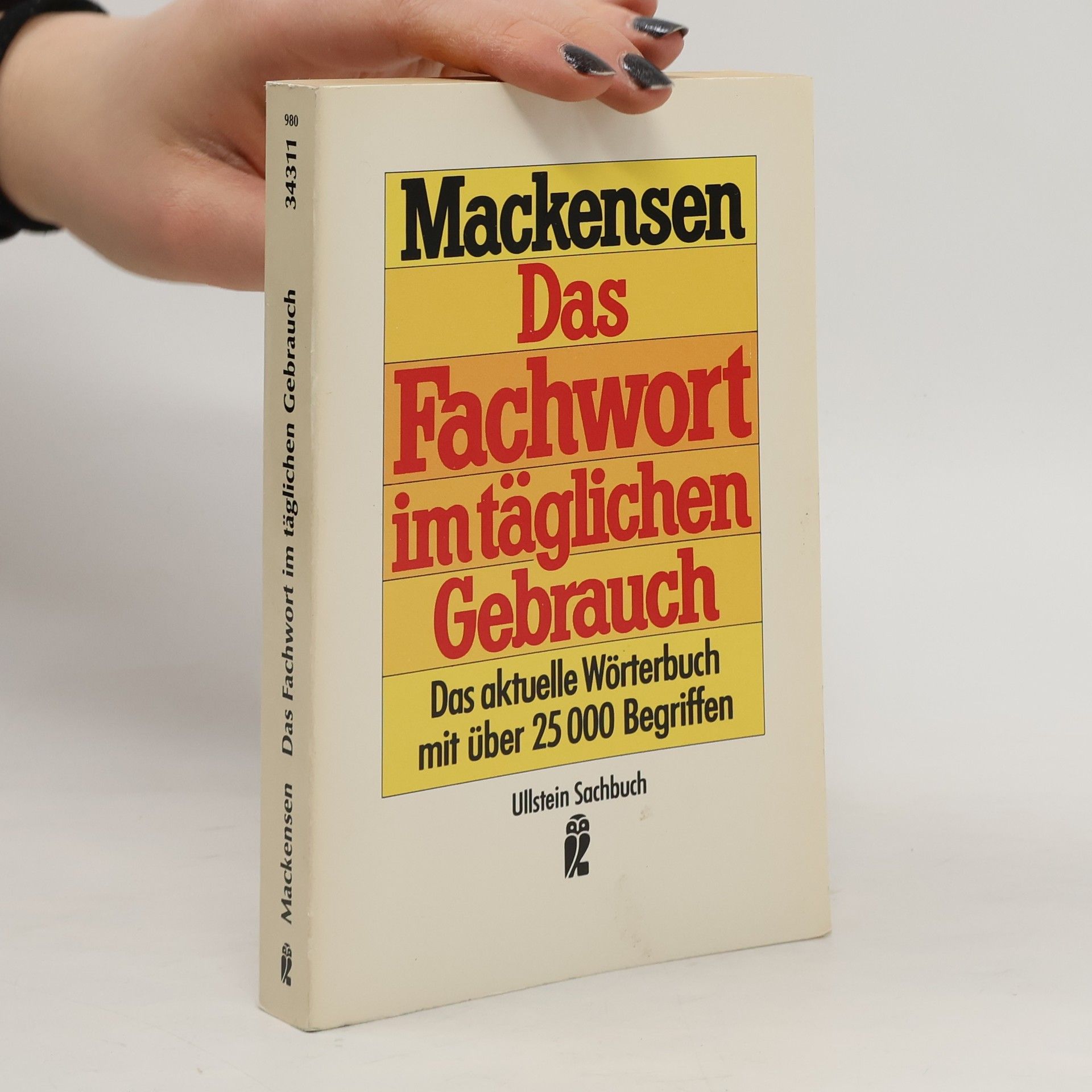 Lutz Mackensen Das Fachwort im täglichen Gebrauch