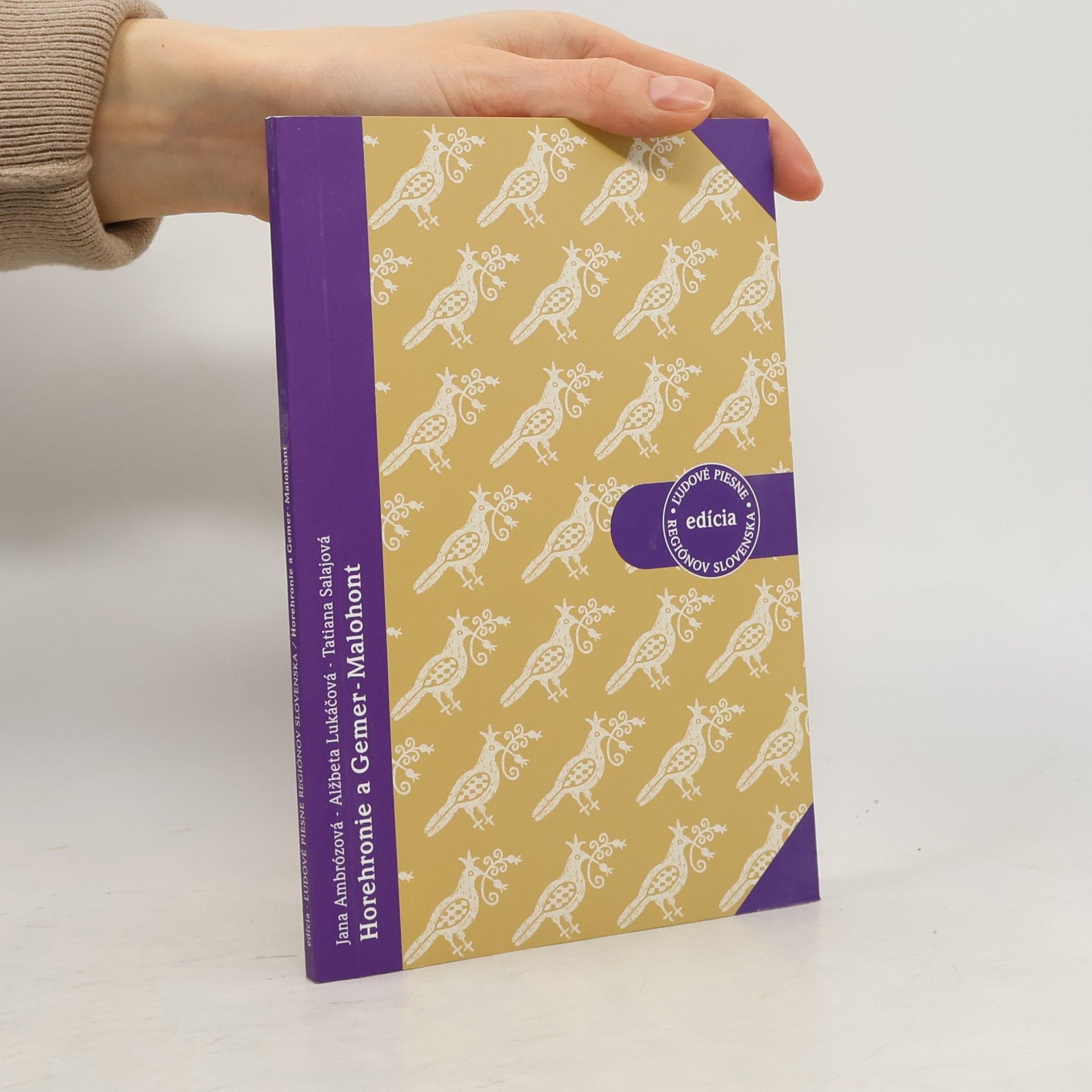 Jana Ambrózová Horehronie a Gemer-Malohont: Ľudové piesne regiónov Slovenska