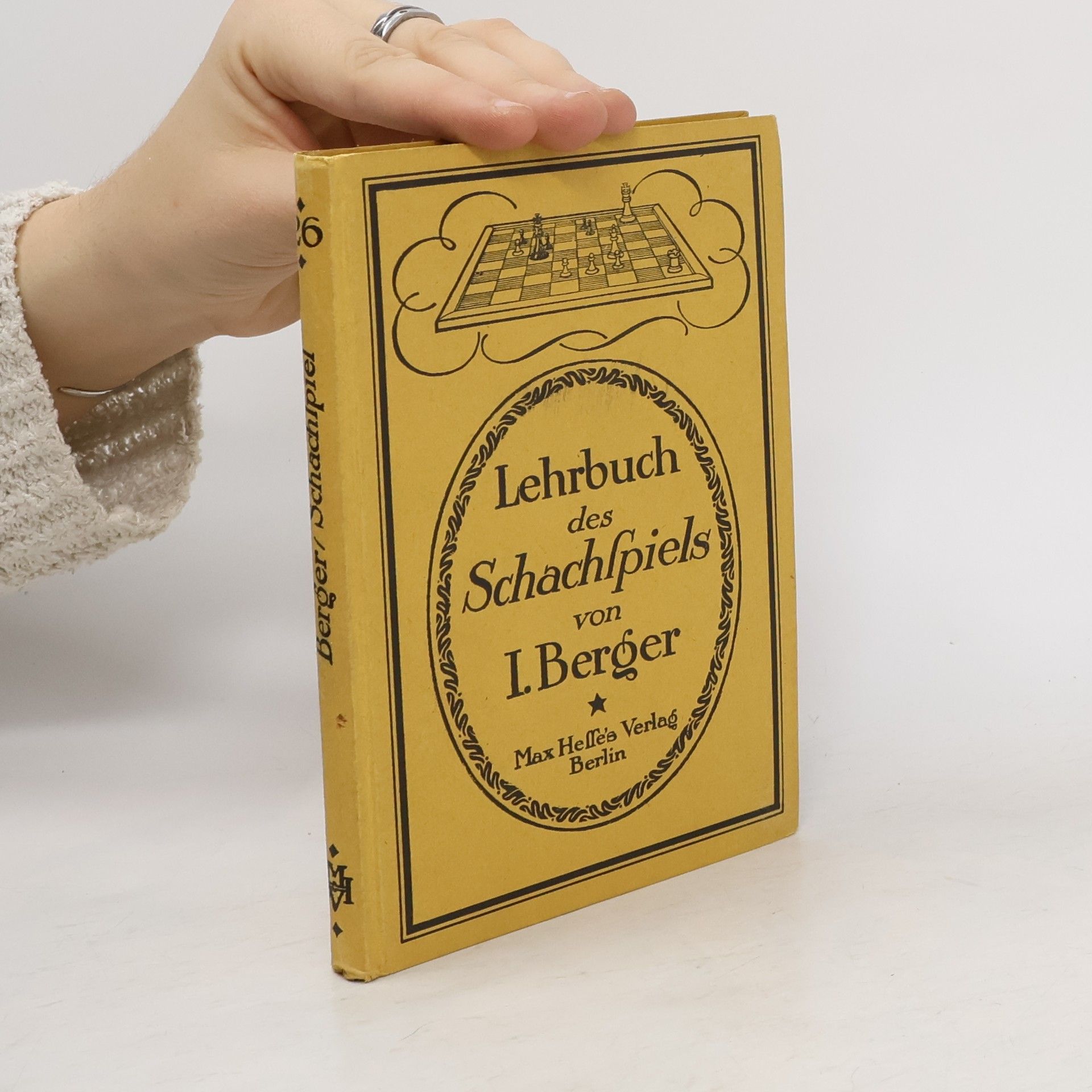 I. Berger Lehrbuch des Schachspiels
