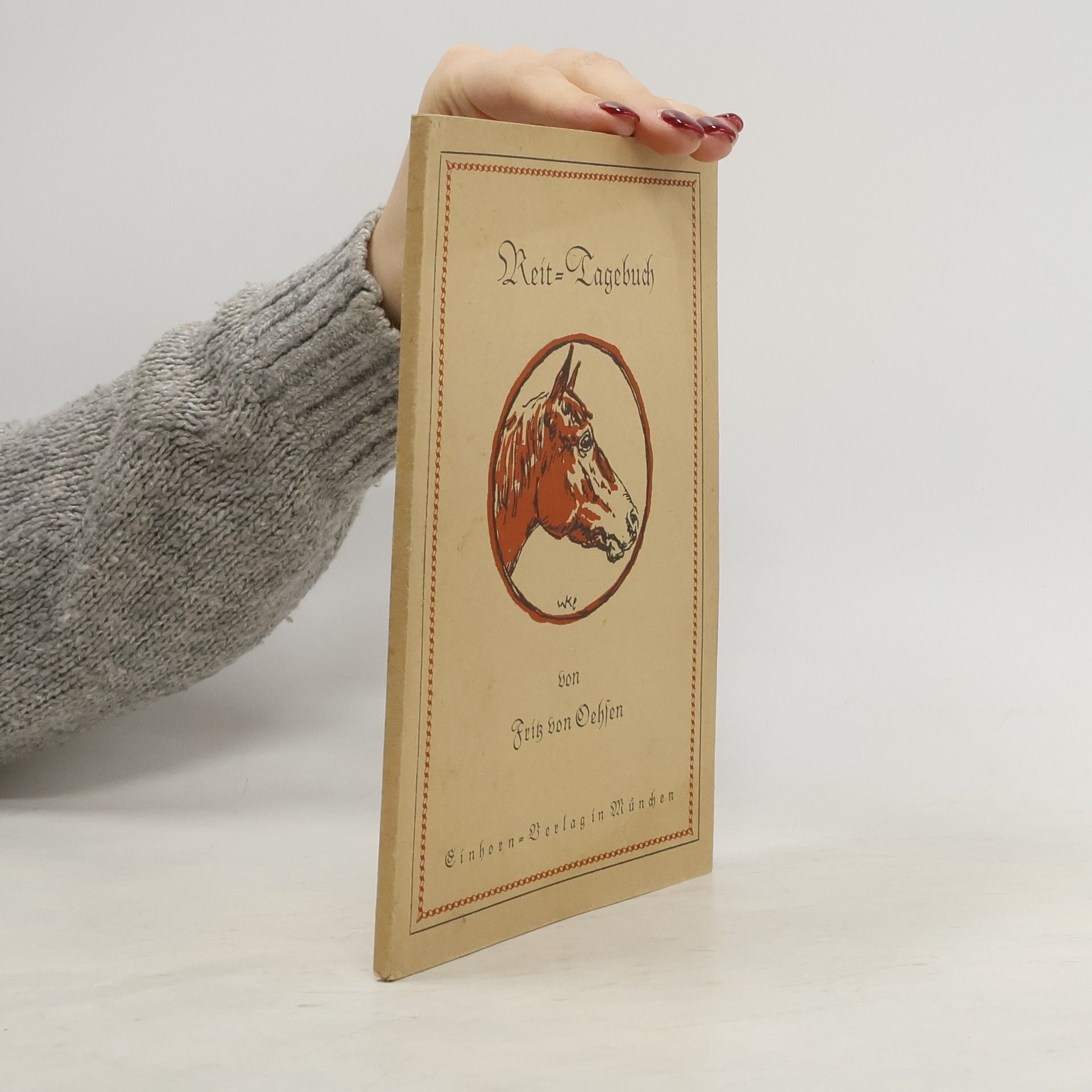 Fritz von Oehlen Reit=Lagebuch