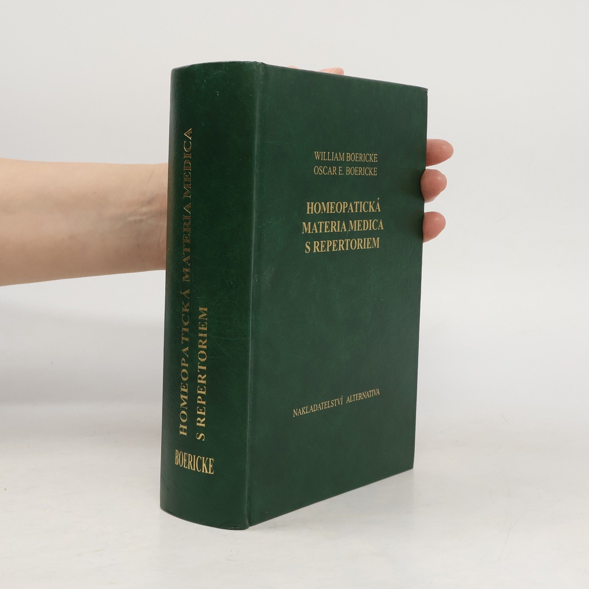 William Boericke Homeopatická materia medica s repertoriem