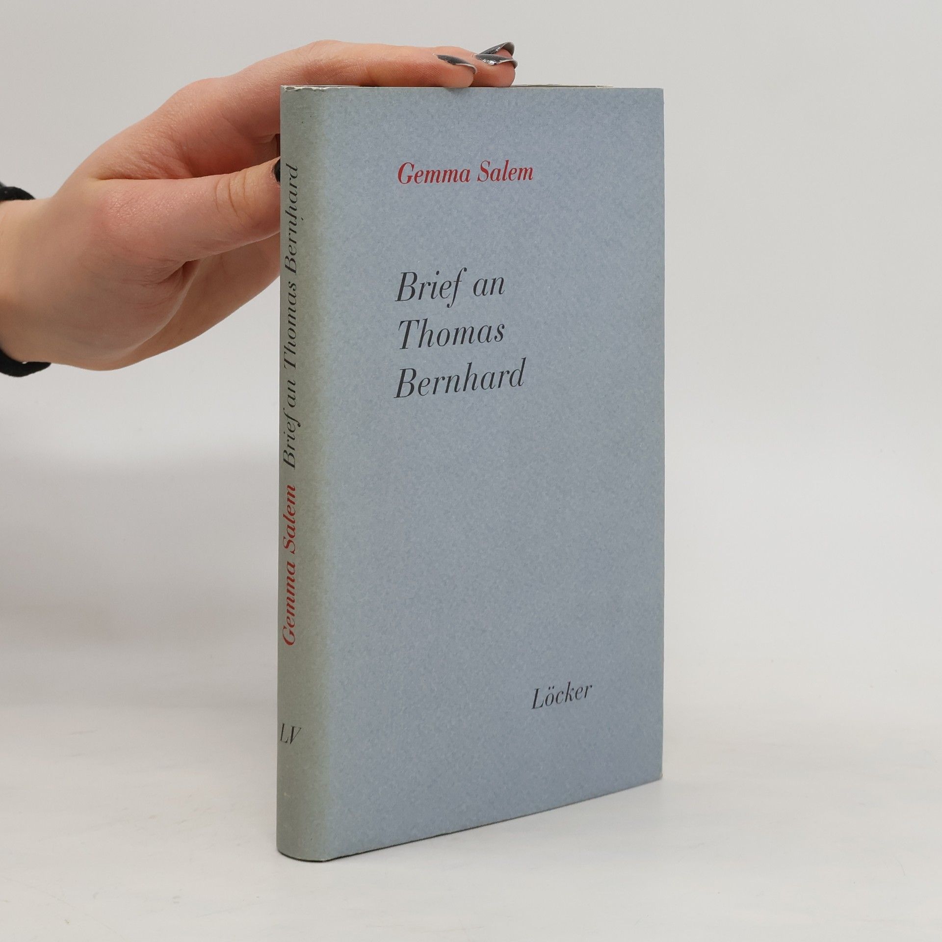 Gemma Salem Brief an Thomas Bernhard