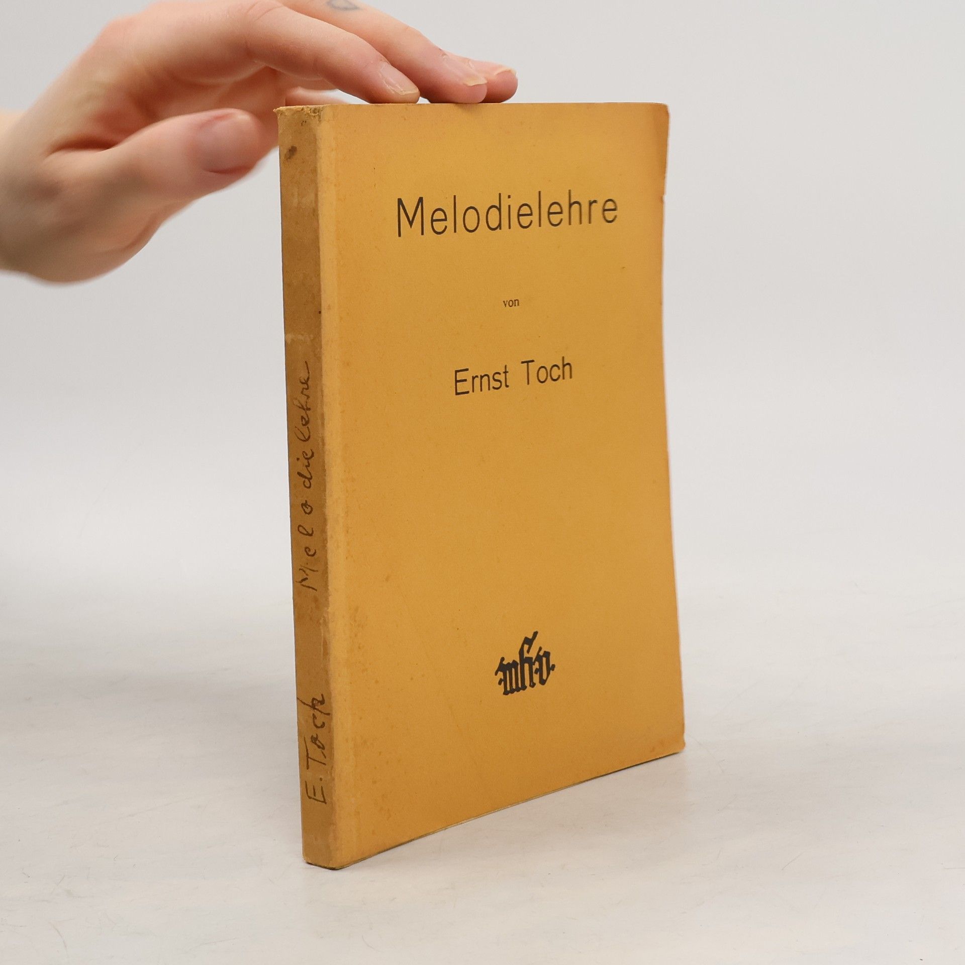 Ernst Toch Melodielehre