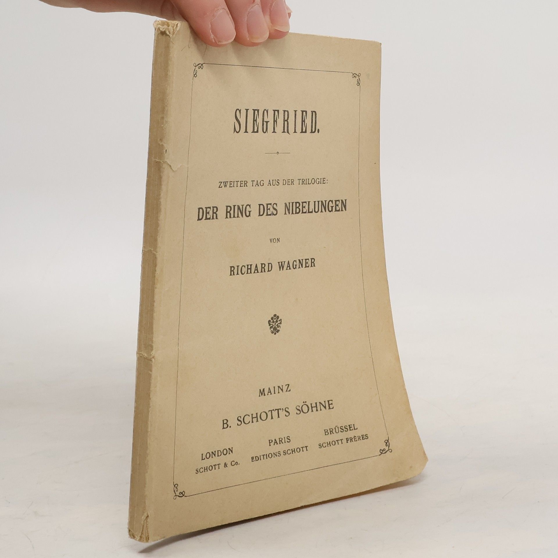 Richard Wagner Der Ring des Nibelungen. 2, Siegfried Vollständiger Klavierauszug