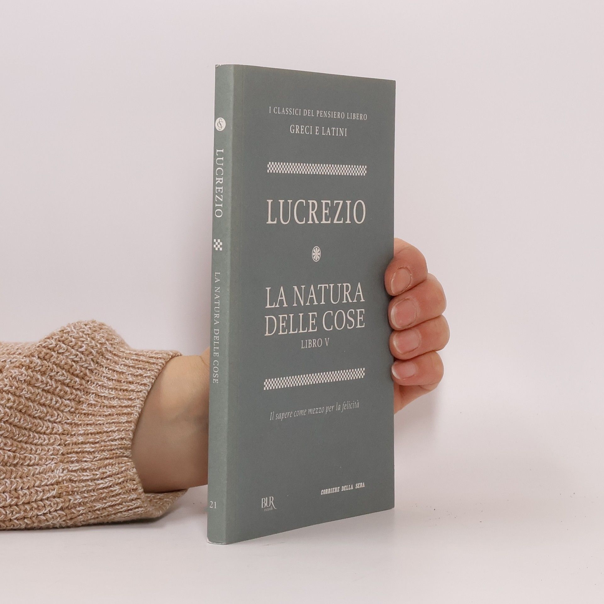 Lucrezio La natura delle cose