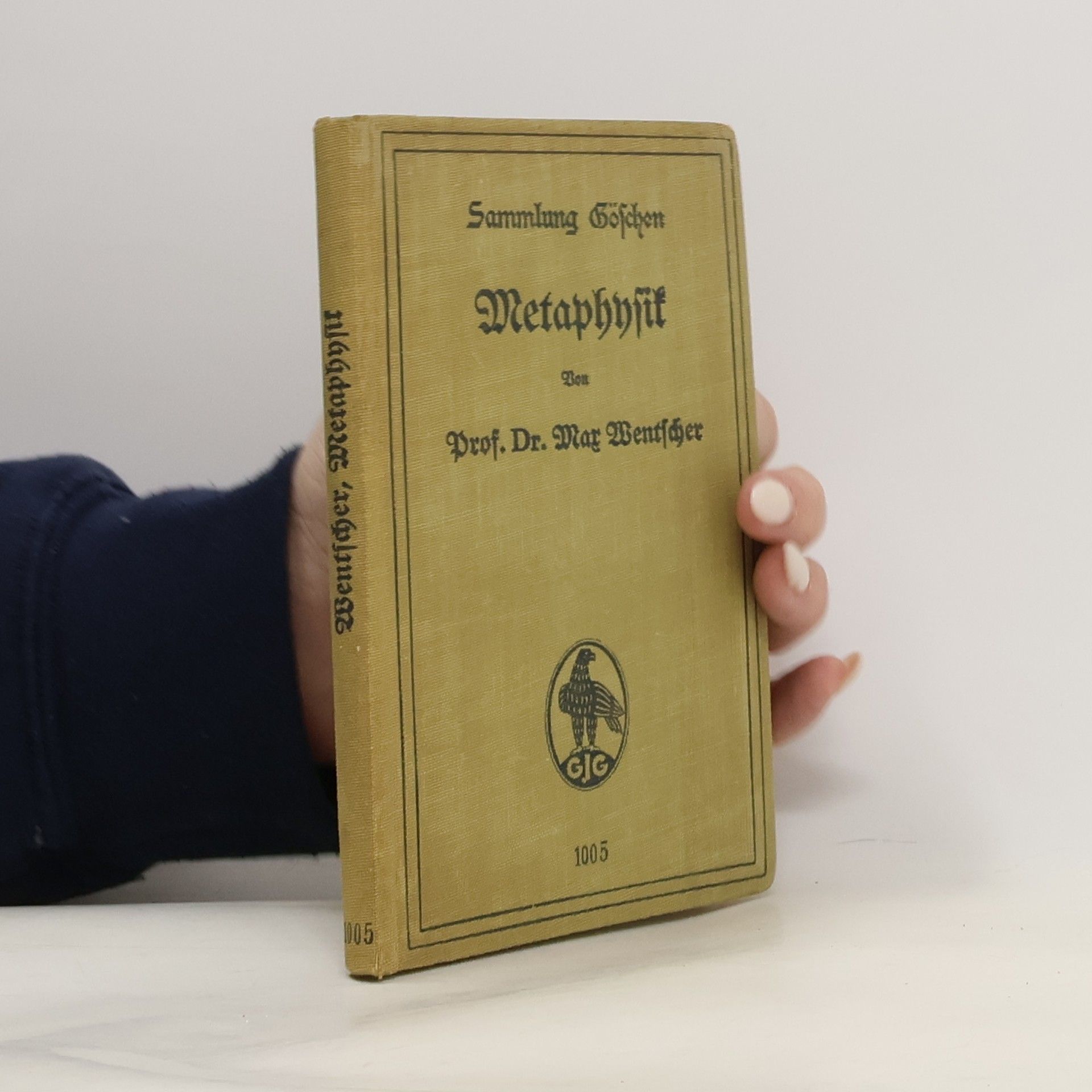 Max Wentscher Einführung in die Philosophie