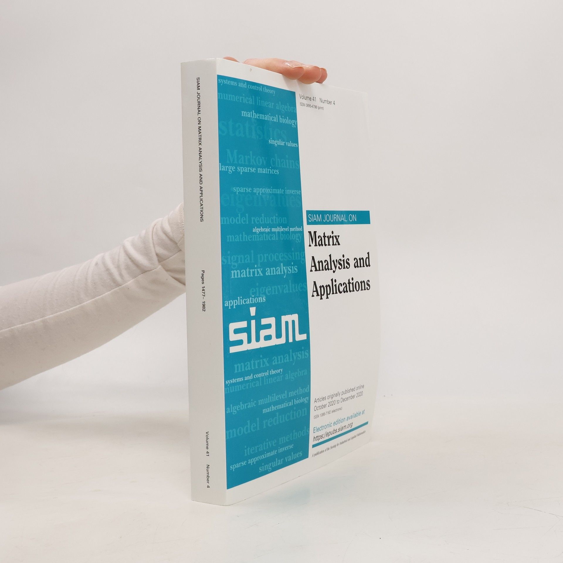 Kolektiv autorů SIAM Journal on Matrix Analysis and Applications