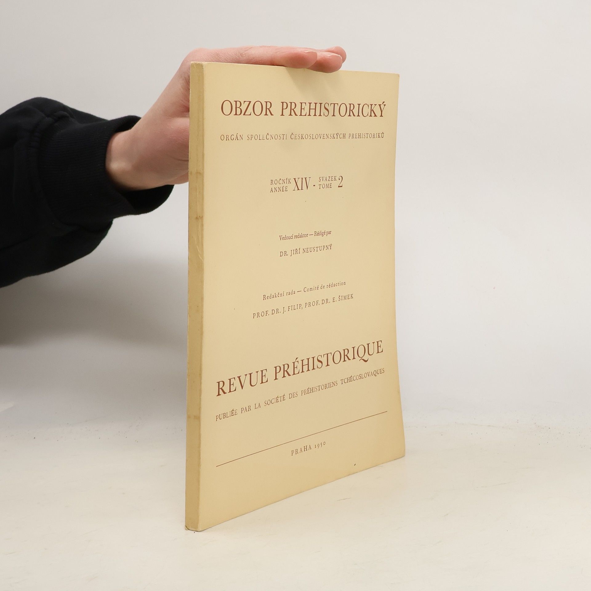Jiří Neustupný Obzor prehistorický XIV. Svazek 2