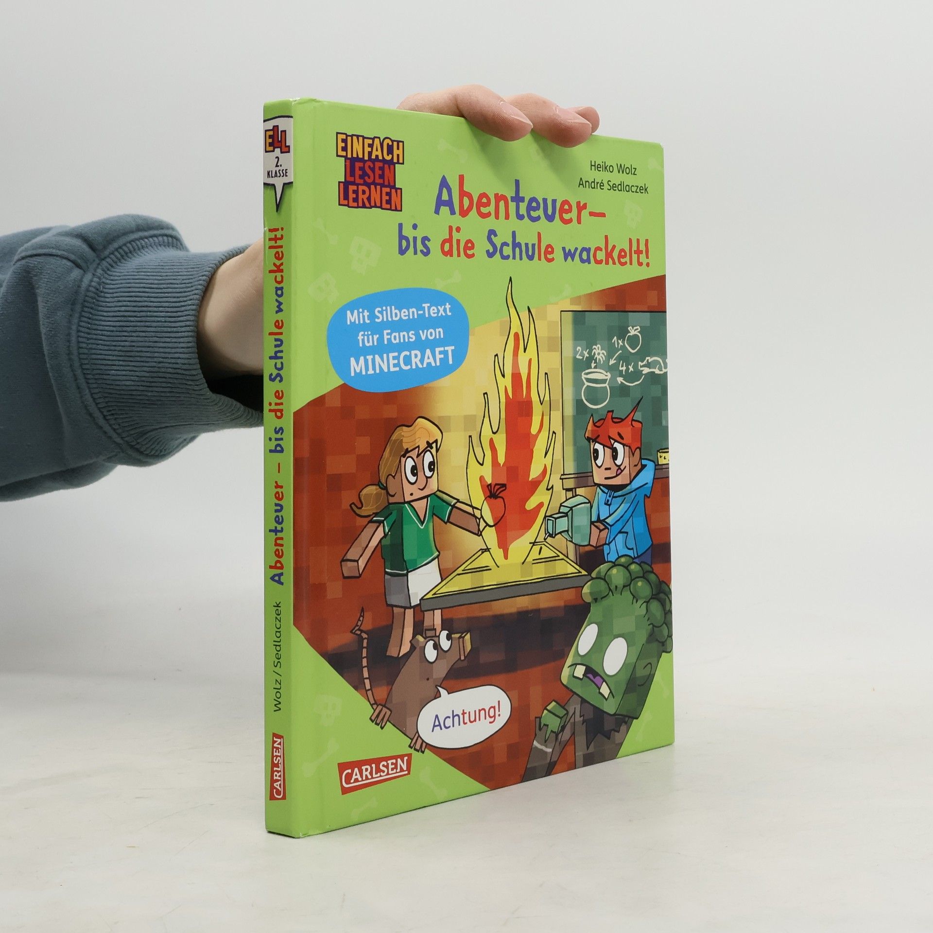 Heiko Wolz Minecraft Silben-Geschichte: Abenteuer - bis die Schule wackelt!