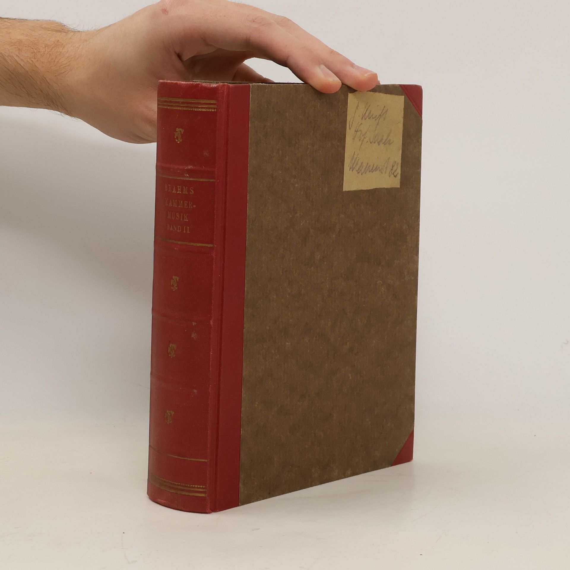 Johannes Brahms Kammermusik von Johannes Brahms. Band I-II