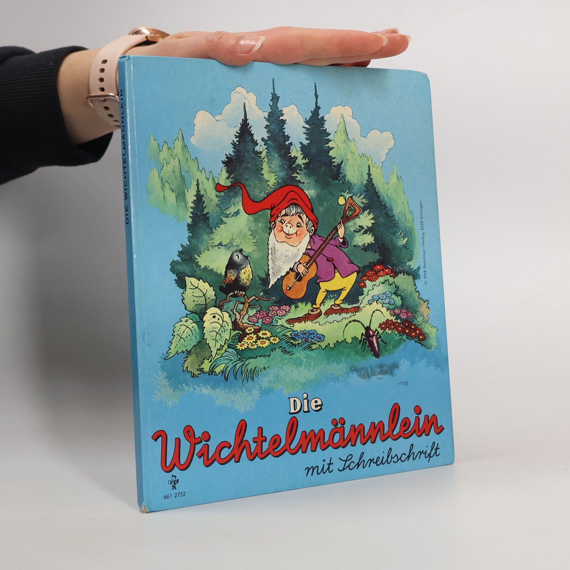 Georg Zemann Die Wichtelmännlein mit Schreibschrift