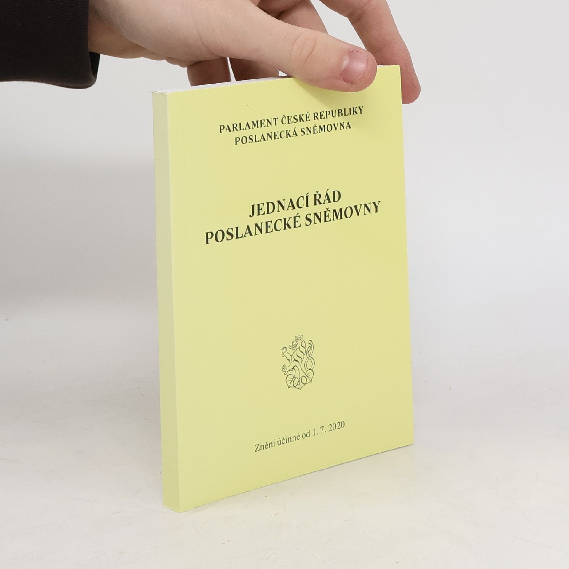 Kolektiv autorů Jednací řád Poslanecké sněmovny