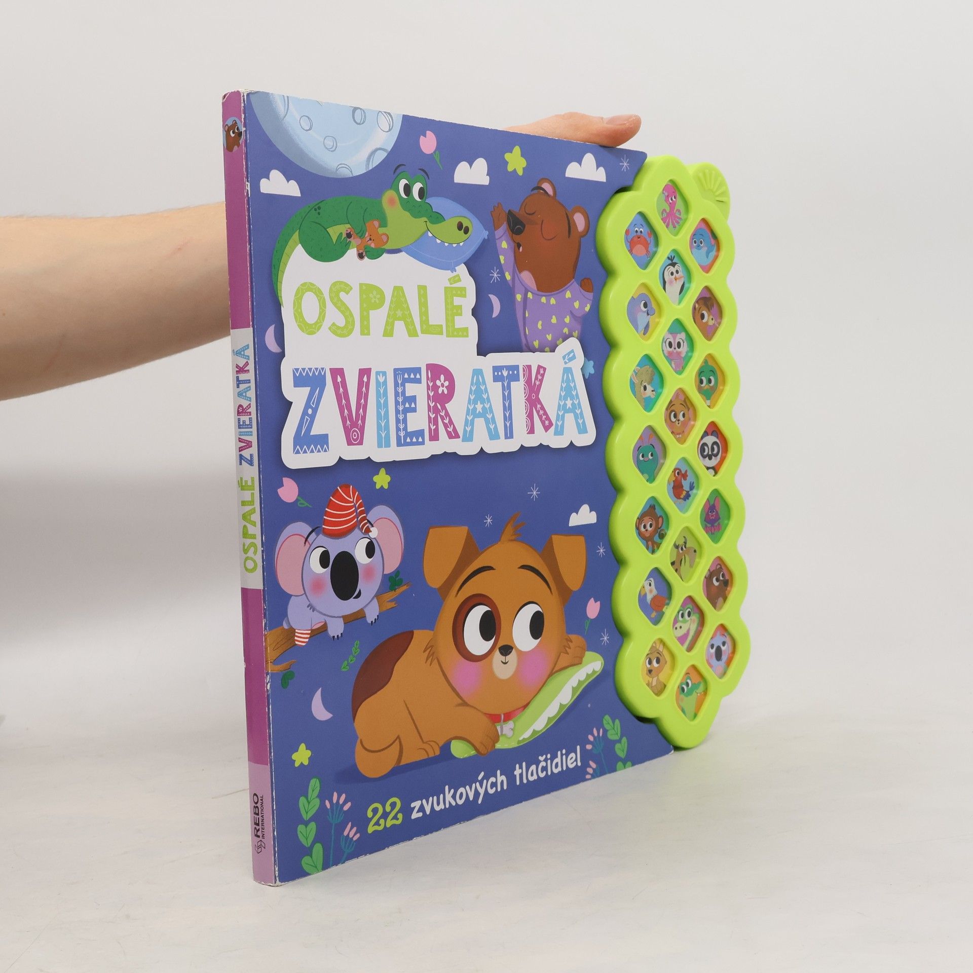 Ospalé zvieratká - zvuková knižka 22 zvukov