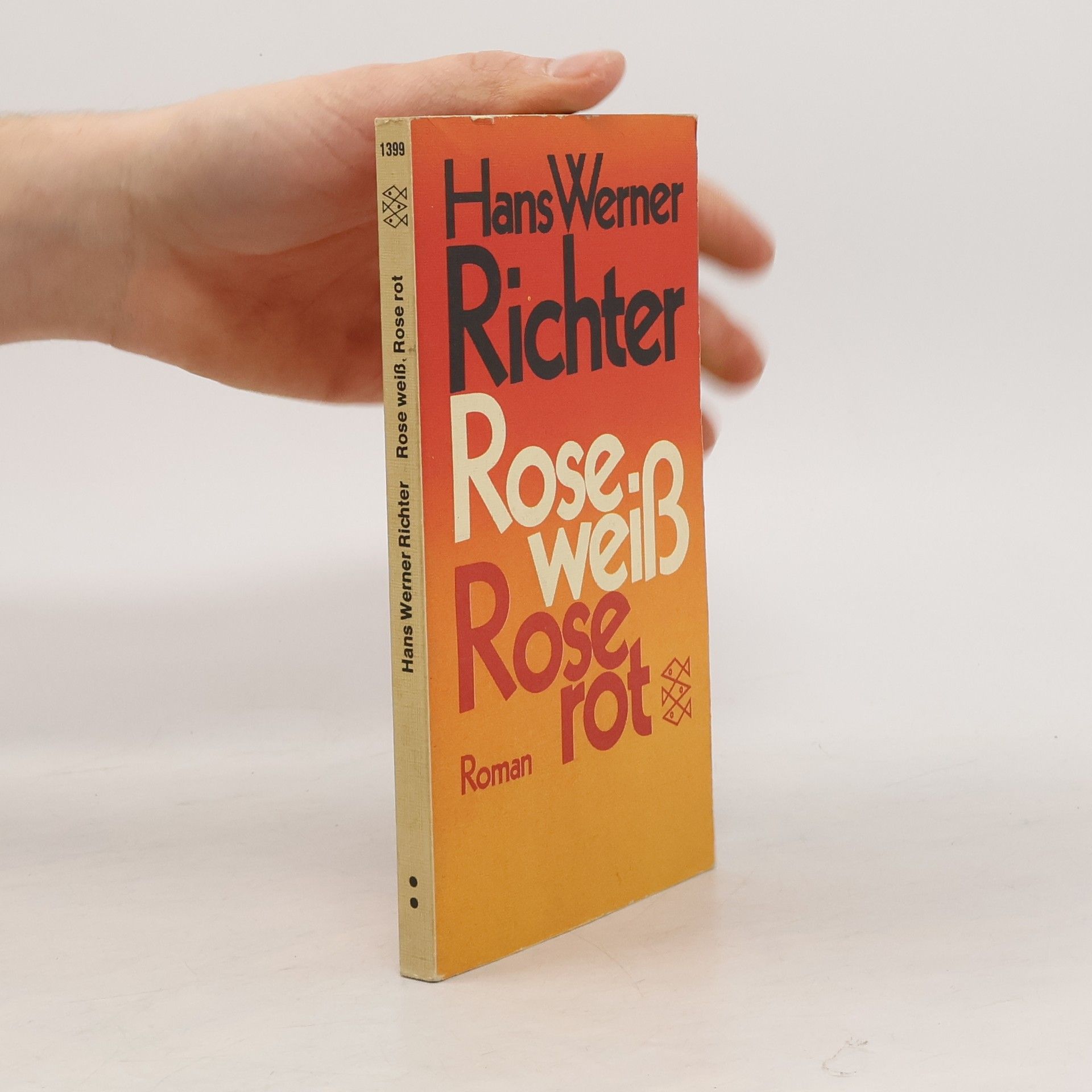 Hans Werner Richter Rose weiß. Rose rot