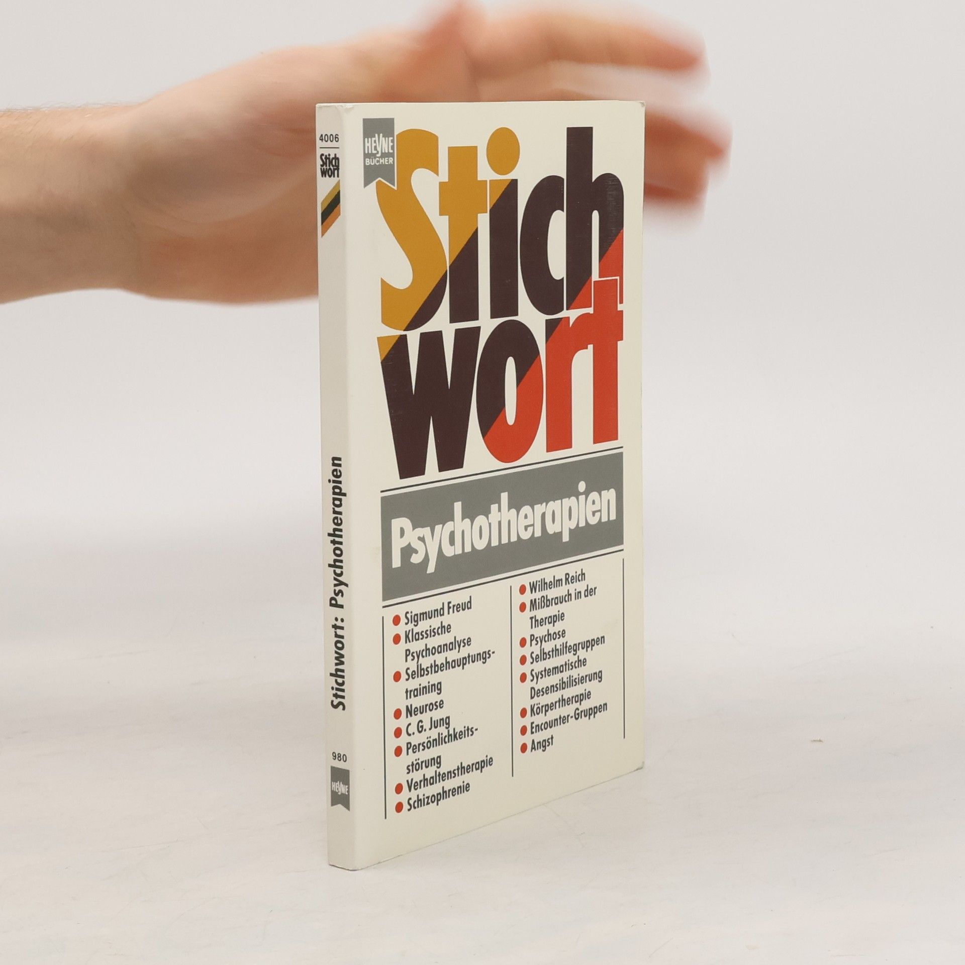 Heiko Ernst Stichwort Psychotherapien