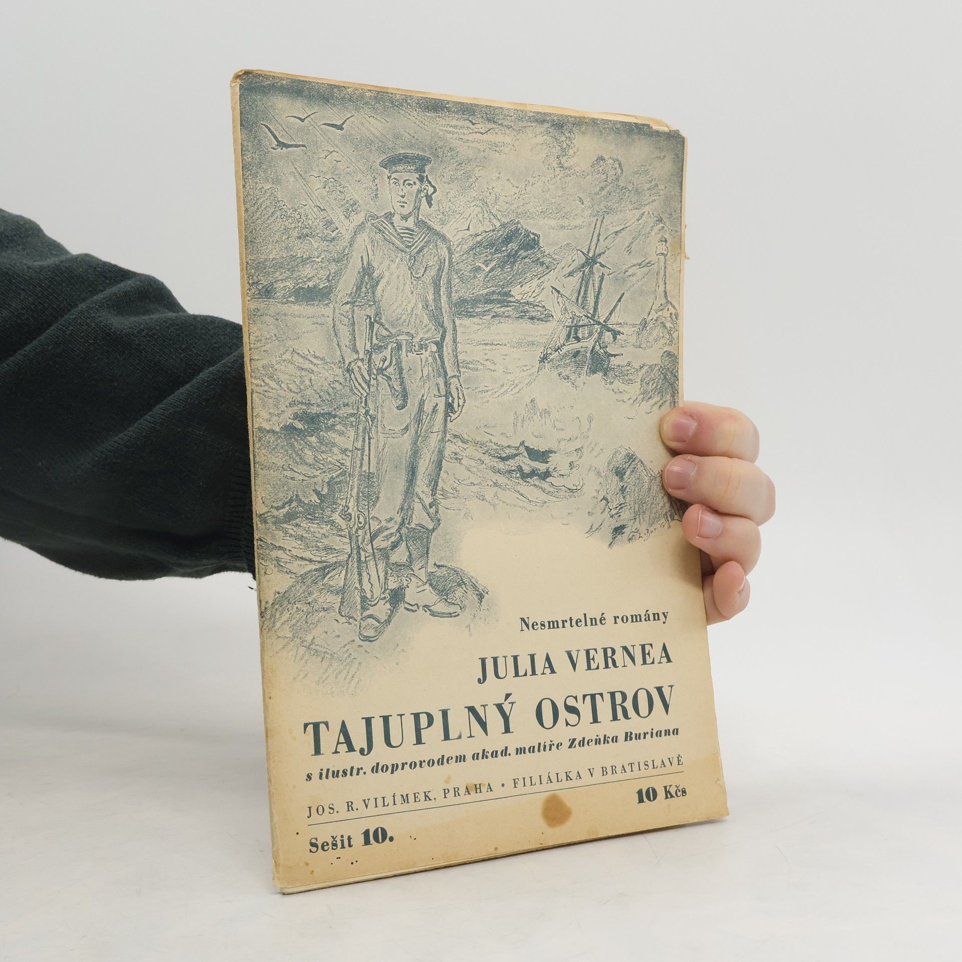 Jules Verne Tajuplný ostrov 10
