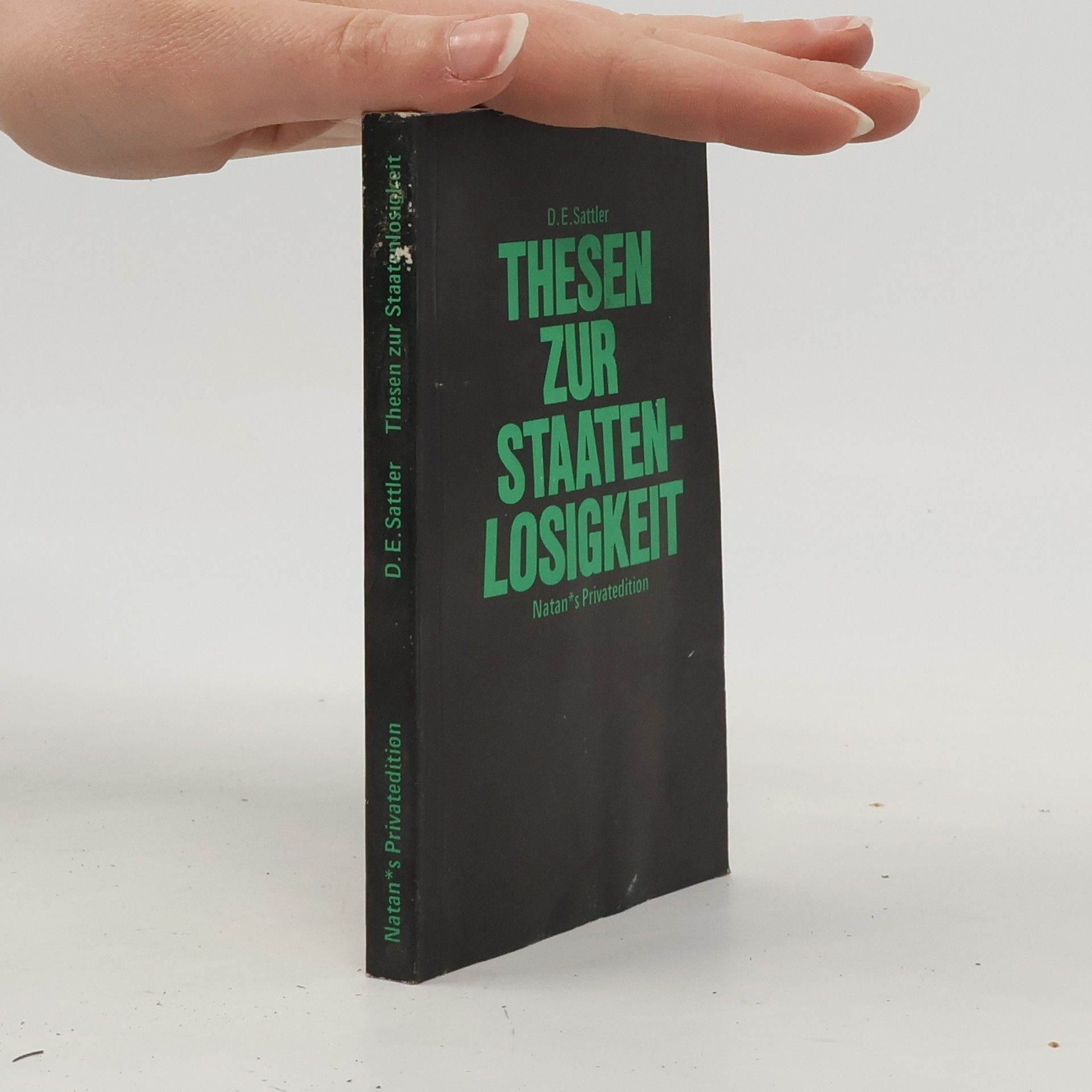 D. E. Sattler Thesen zur Staatenlosigkeit