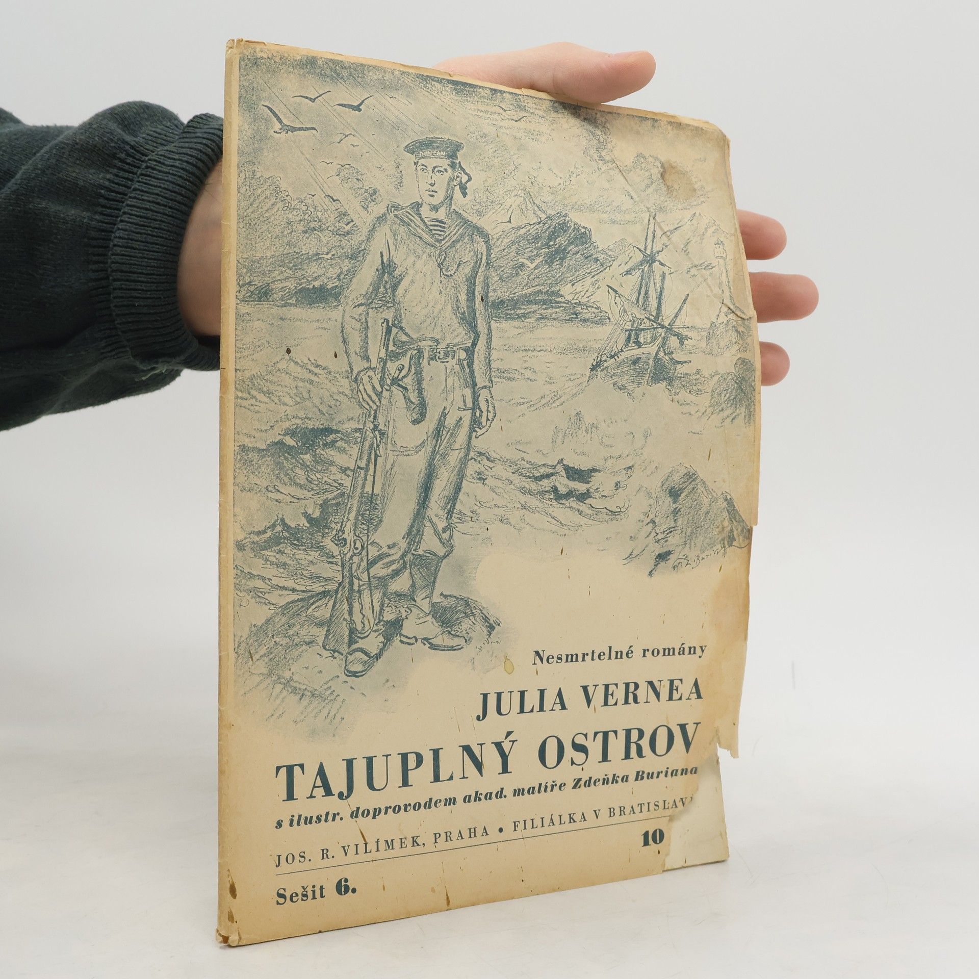 Jules Verne Tajuplný ostrov 6