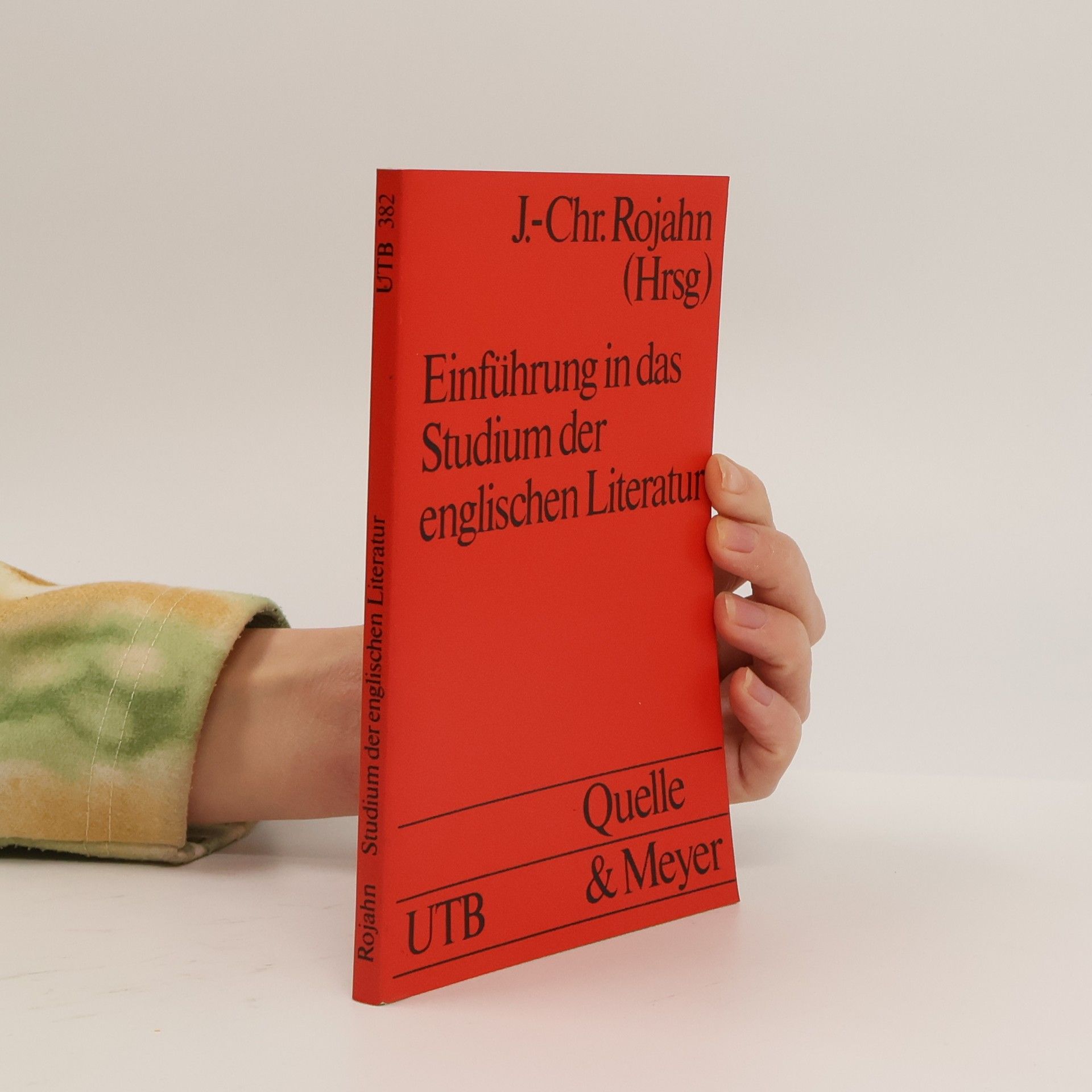 J. CHr. Rojan Einführung in das Stadium der englischen Literatur