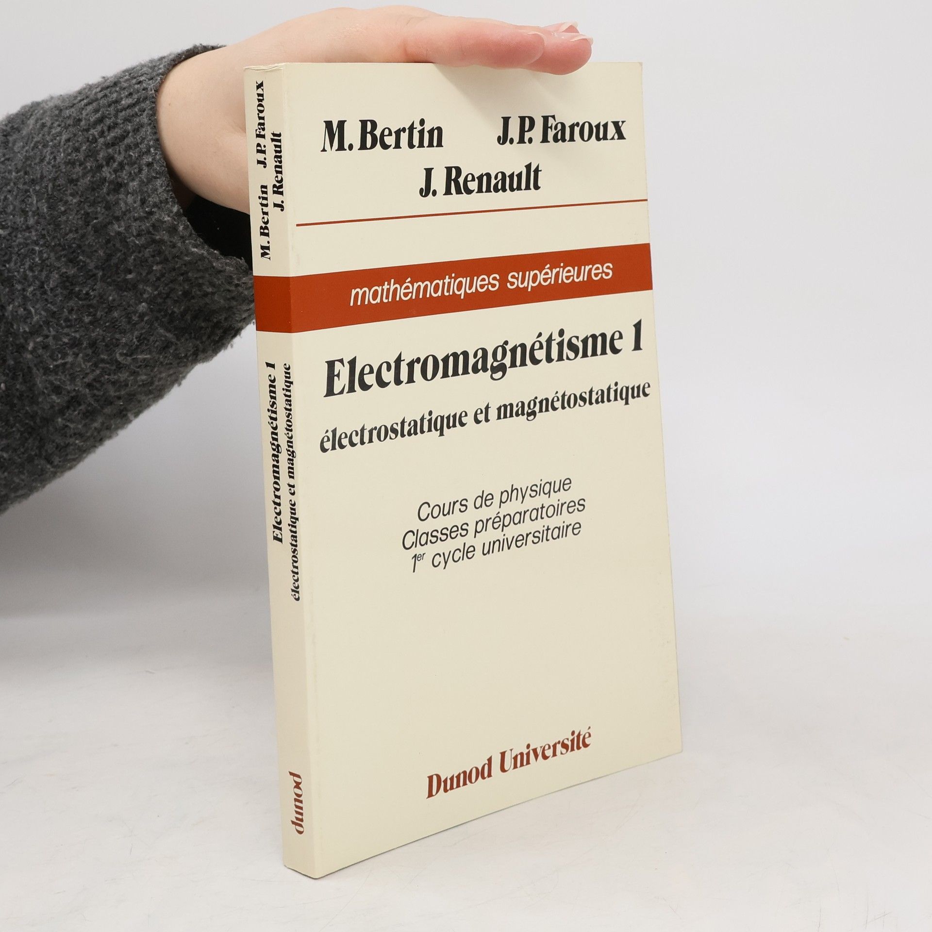 Michel Bertin Electromagnétisme 1