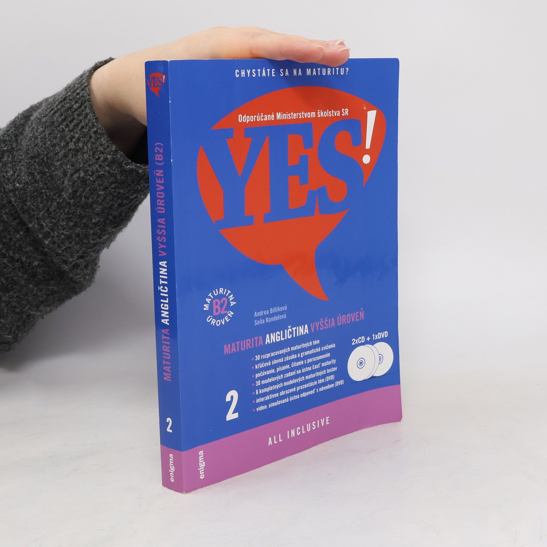 Andrea Billíková Yes! Maturita. Angličtina. Vyššia úroveň 2