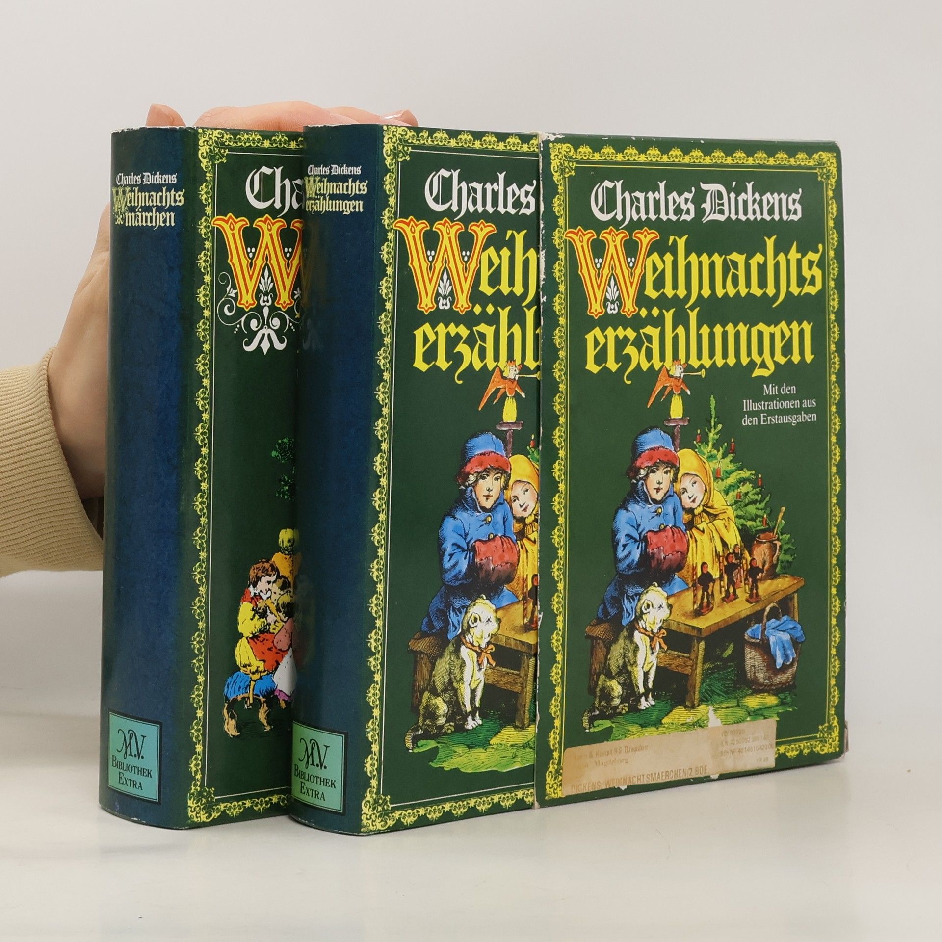 Charles Dickens Weihnachtserzählungen. Mit den Illustrationen aus den Erstausgaben I.-II.