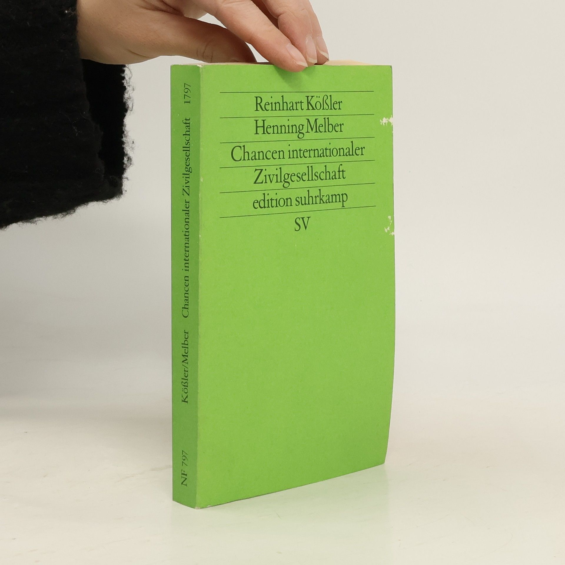 Reinhart Kößler Chancen internationaler Zivilgesellschaft