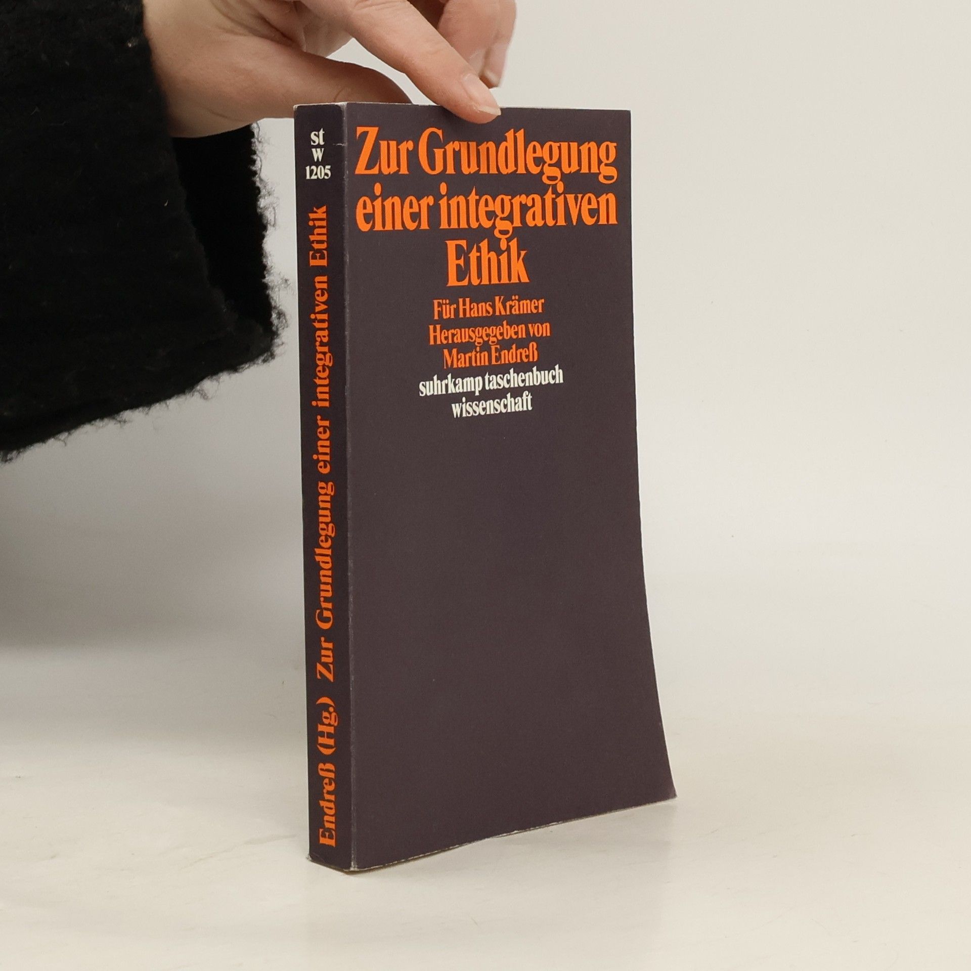 Suhrkamp Taschenbuch Wissenschaft - 1205: Zur Grundlegung einer integrativen Ethik