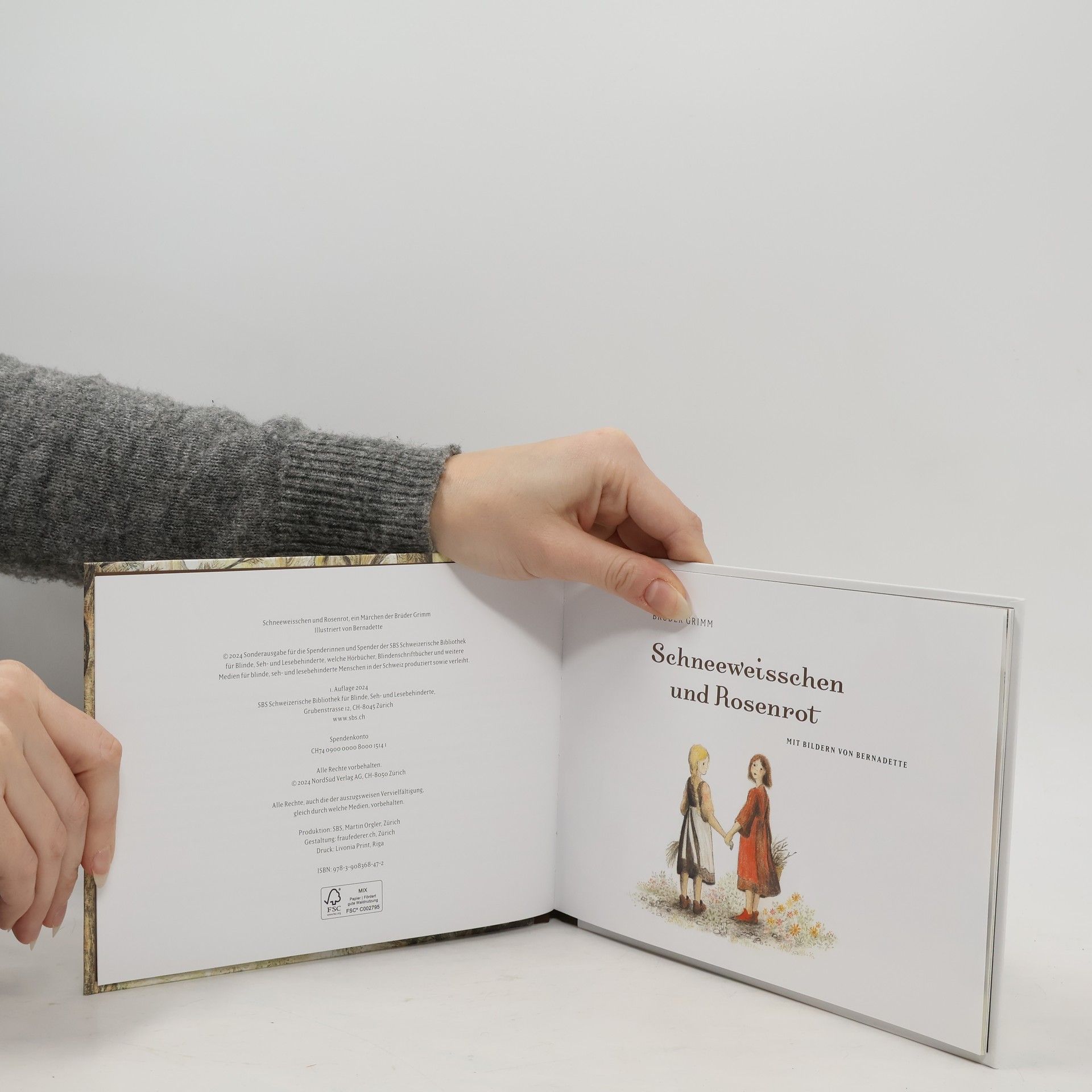 Jacob Grimm Schneeweisschen und Rosenrot