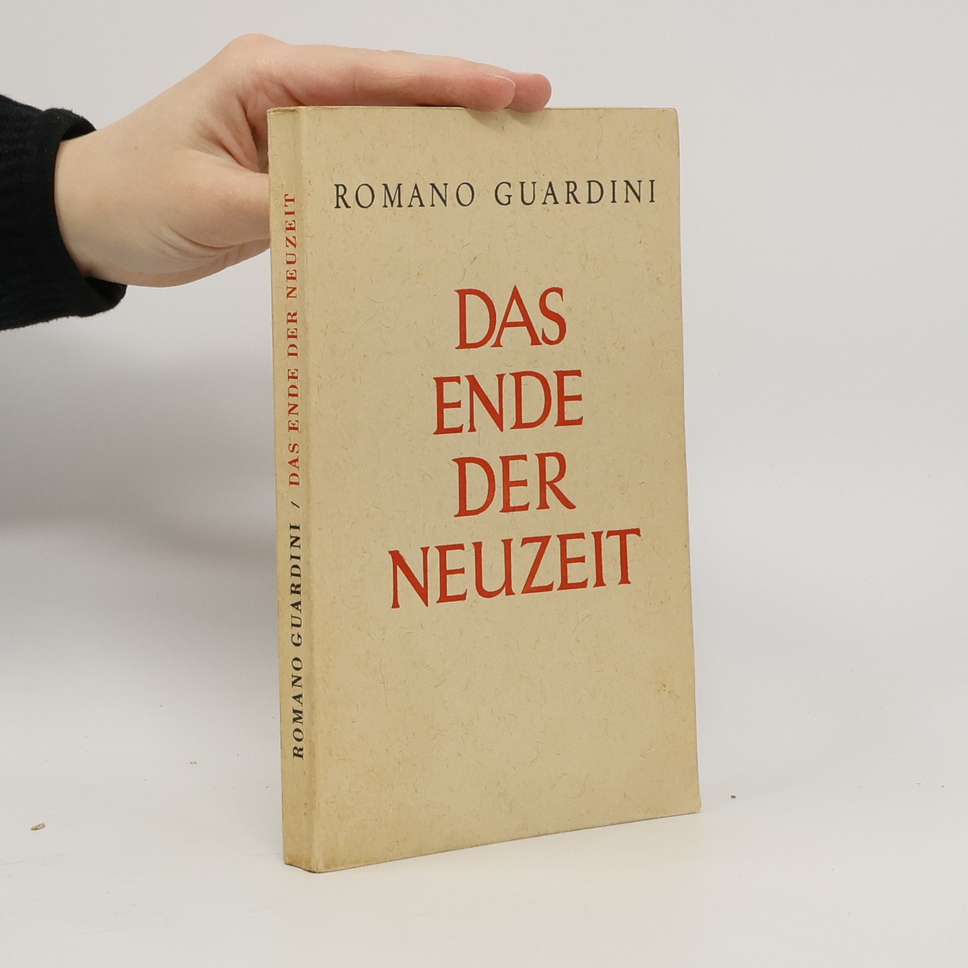 Romano Guardini Das Ende der Neuzeit