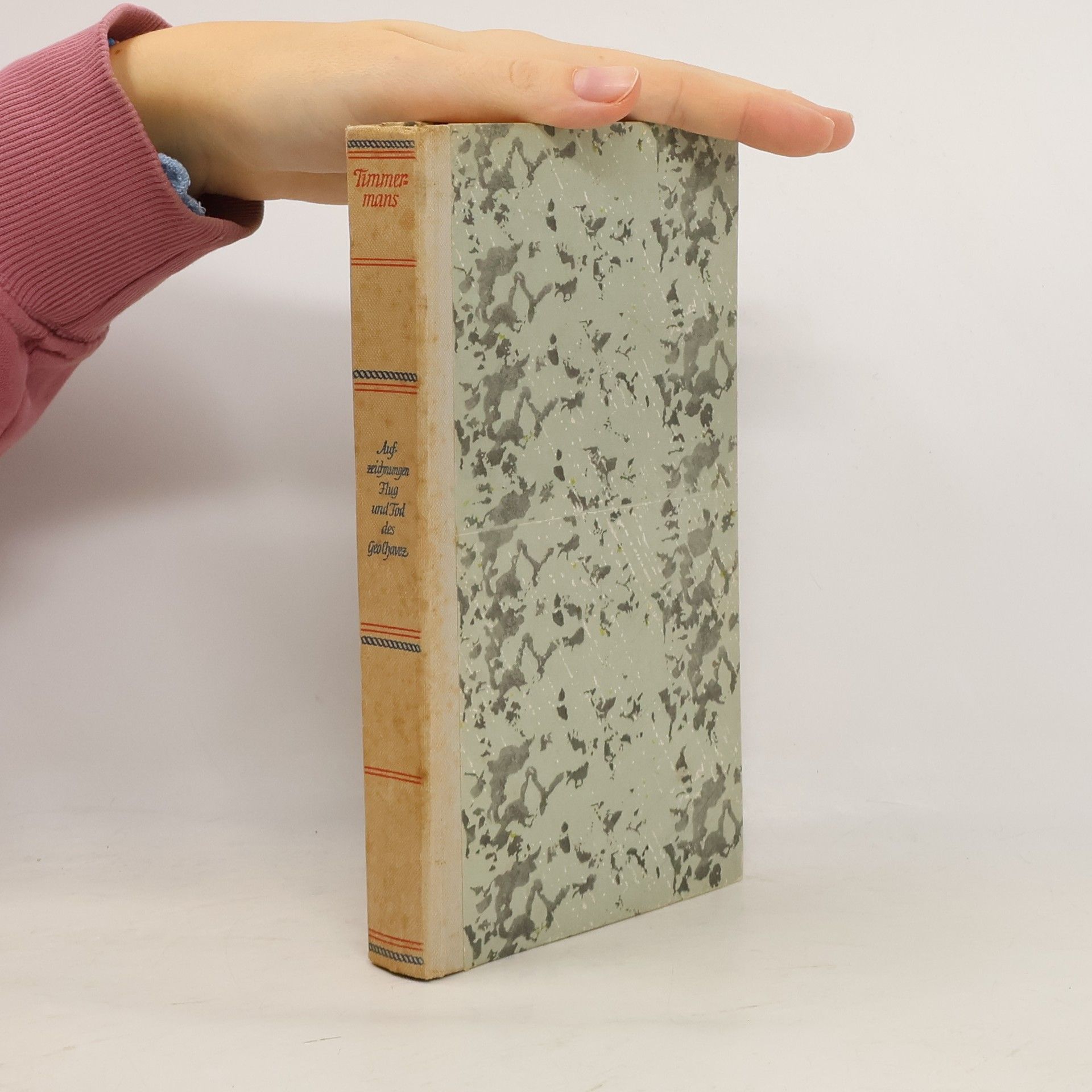 Rodolphe Timmermans Aufzeichnungen, Flug und Tod des Geo Chavez