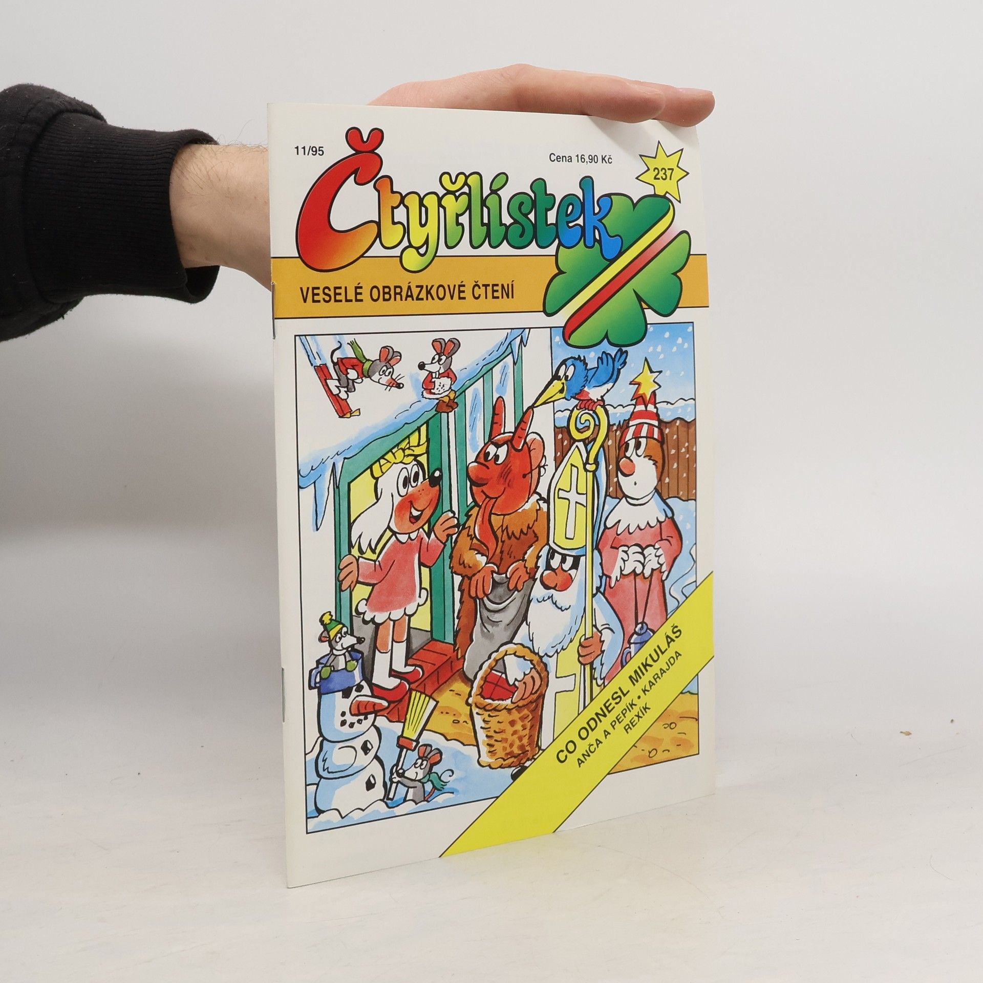 Jaroslav Němeček Čtyřlístek 237. Veselé Obrázkové čtení