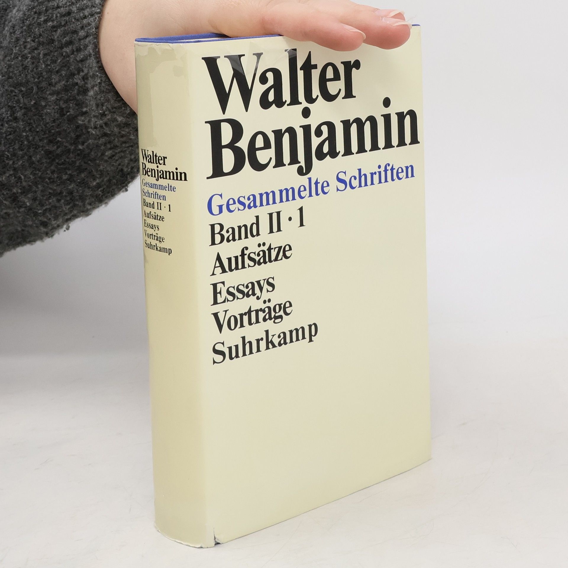 Walter Benjamin Gesammelte Schriften II-1
