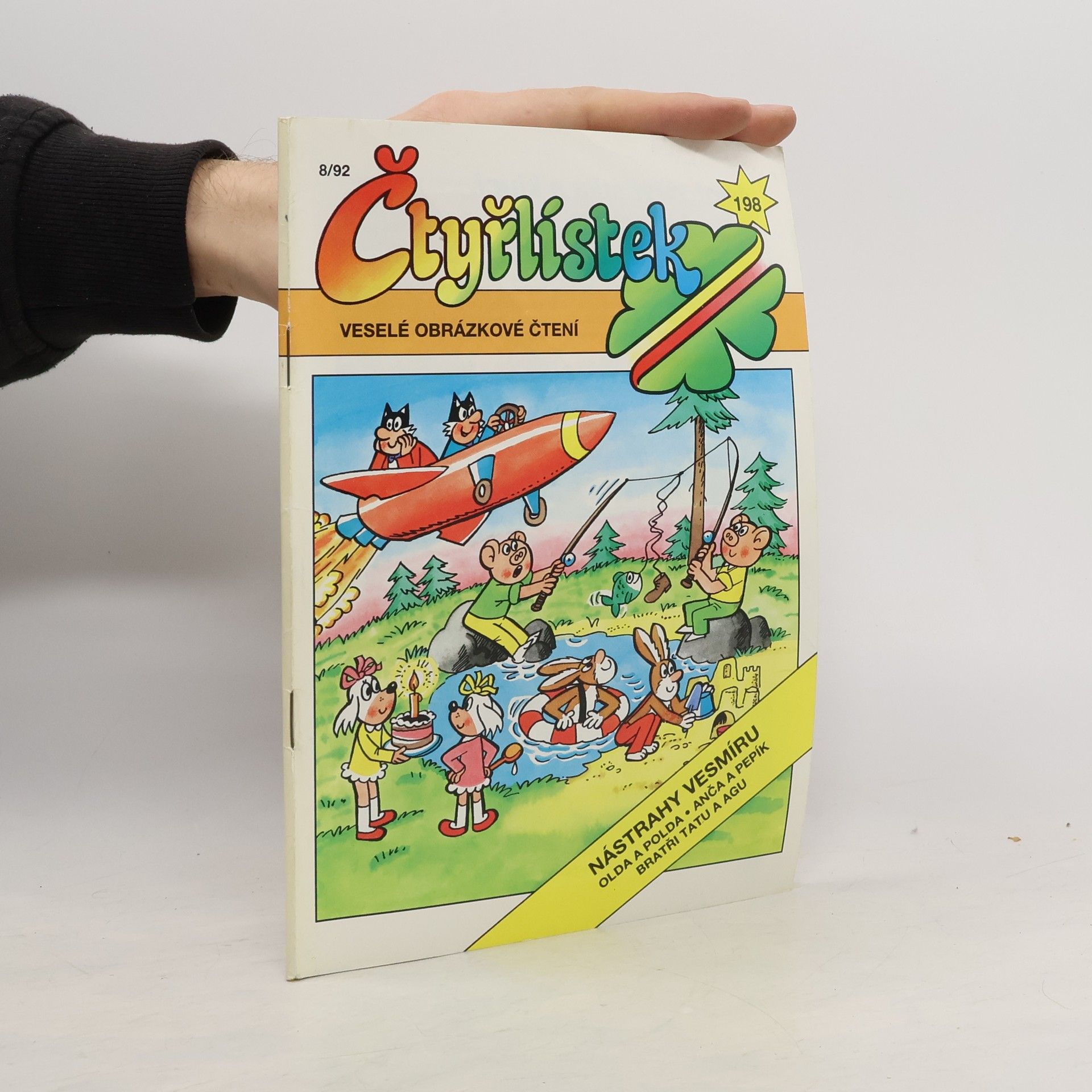 Autorenkollektiv Čtyřlístek 198. 8/1992. Nástrahy vesmíru