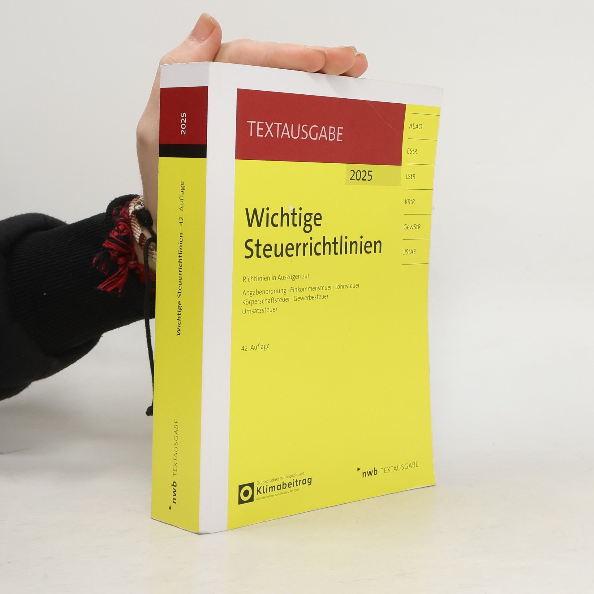 Ralf Walkenhorst Textausgabe - 2025: Wichtige Steuerrichtlinien