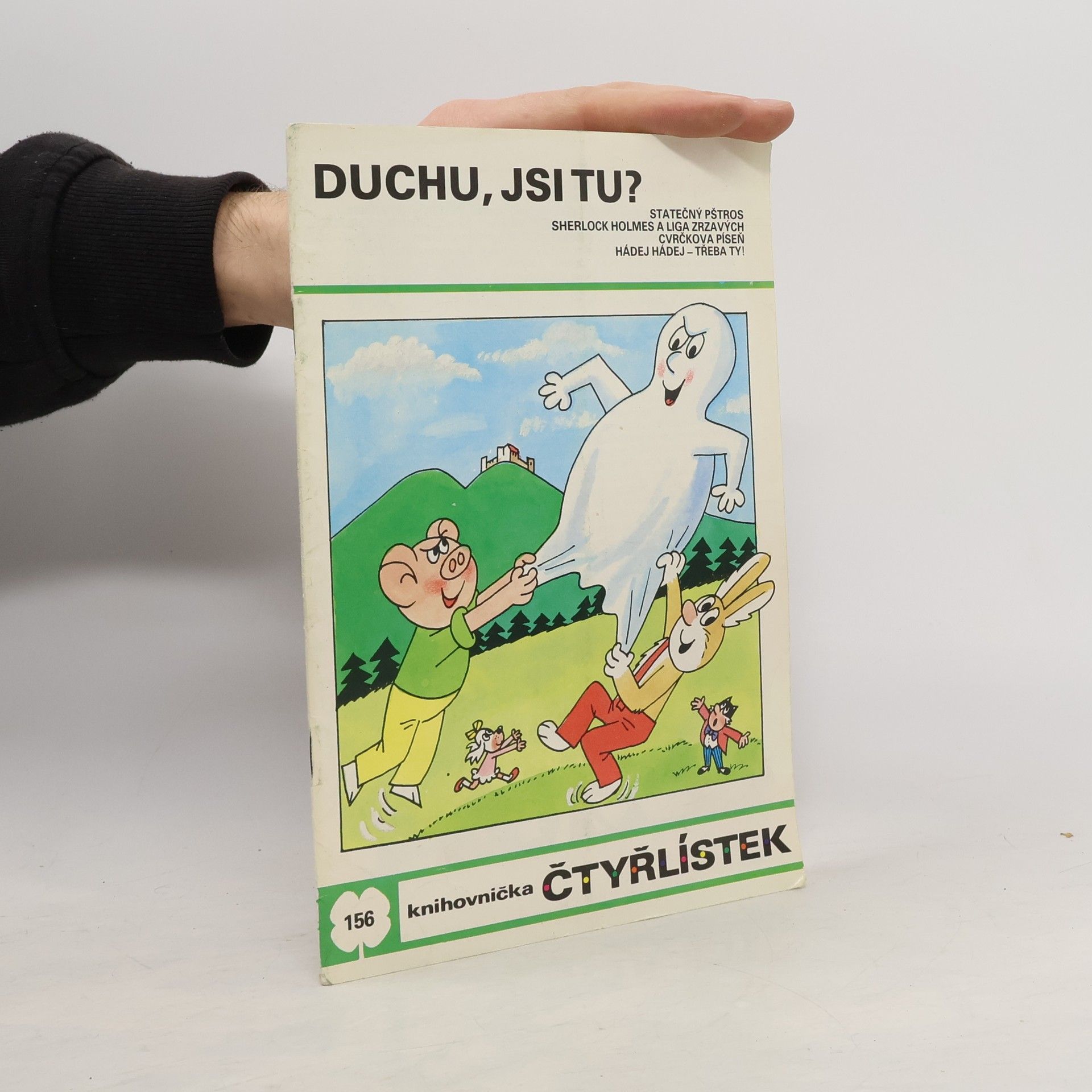 Jaroslav Němeček Čtyřlístek 156. Duchu, jsi tu?