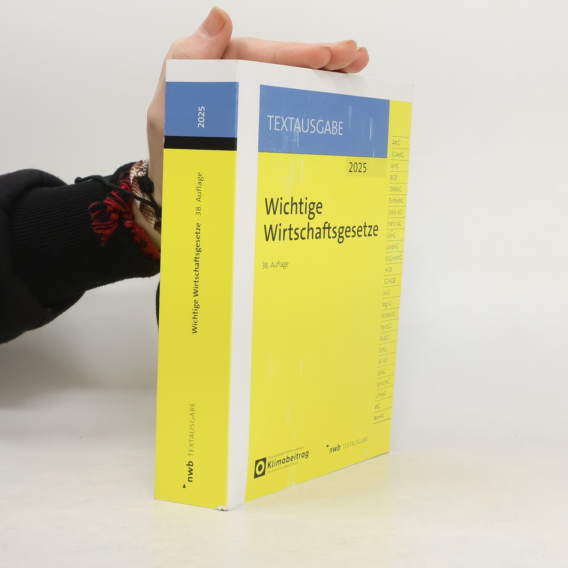 Unknown Author Wichtige Wirtschaftsgesetze