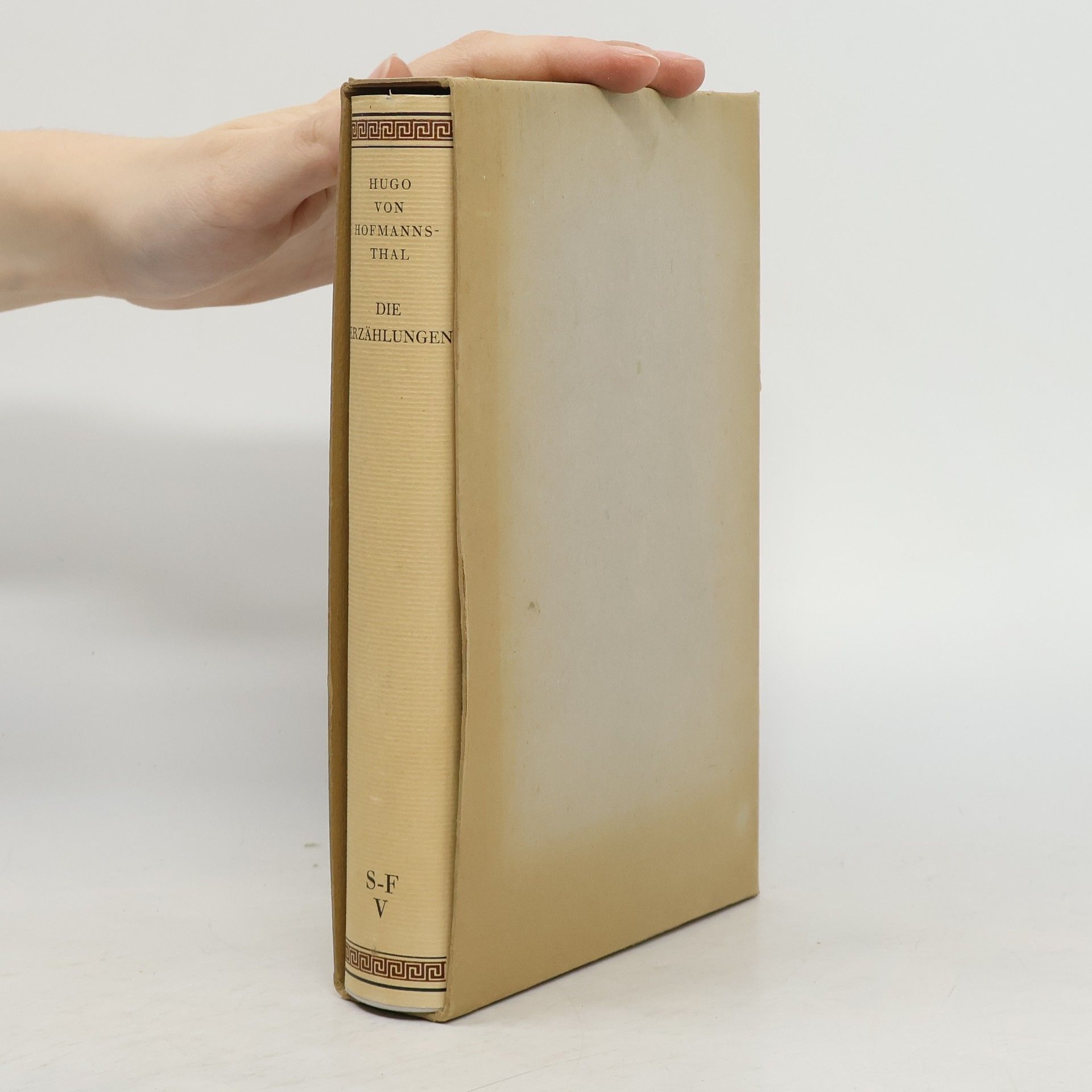 Hugo von Hofmannsthal Die Erzählungen V. S - F