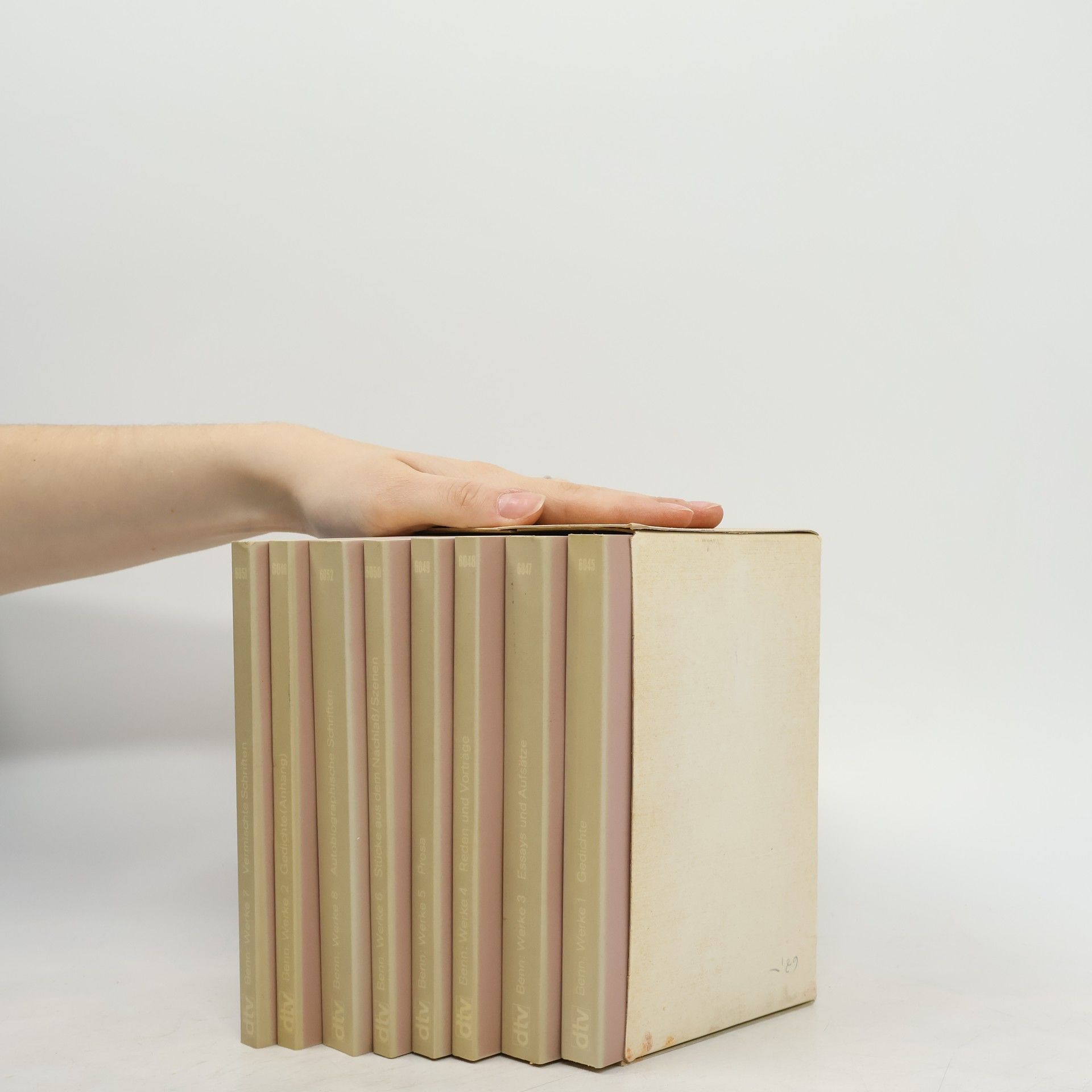 Gottfried Benn Gesammelte Werke in acht Bänden