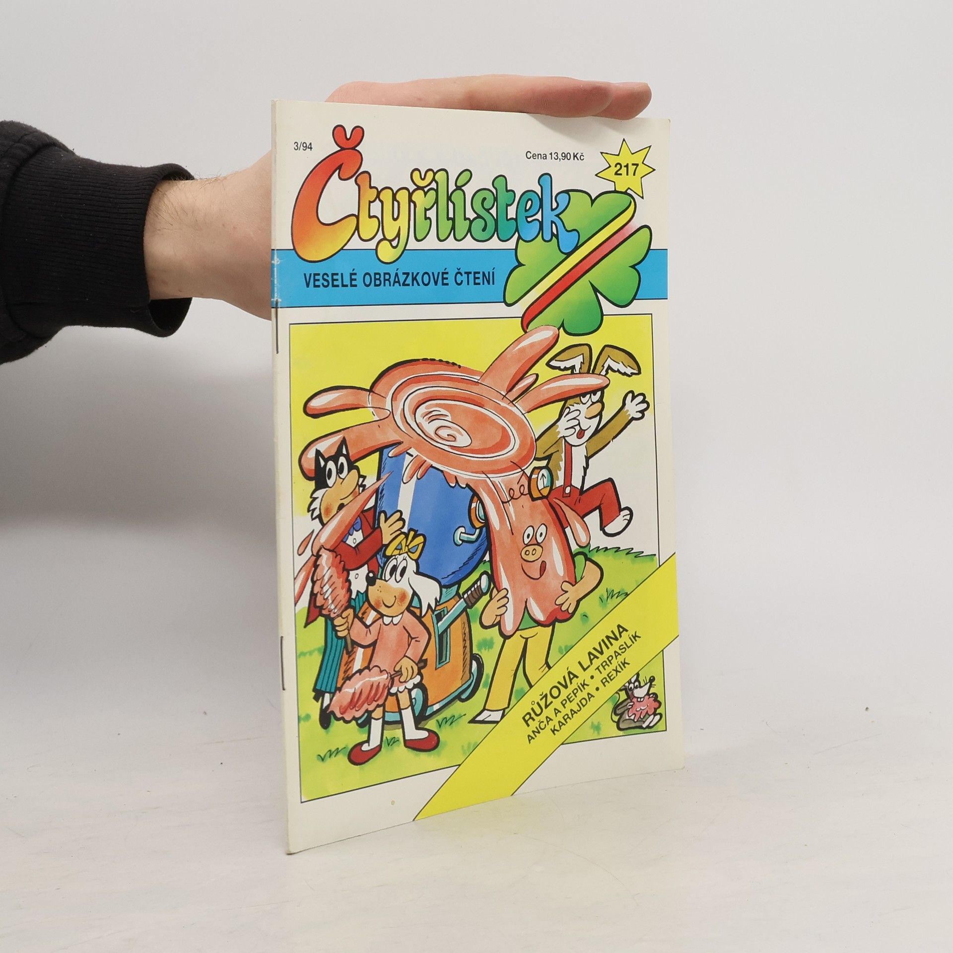 Collectif d'auteurs Čtyřlístek 217. 3/1994. Růžová lavina