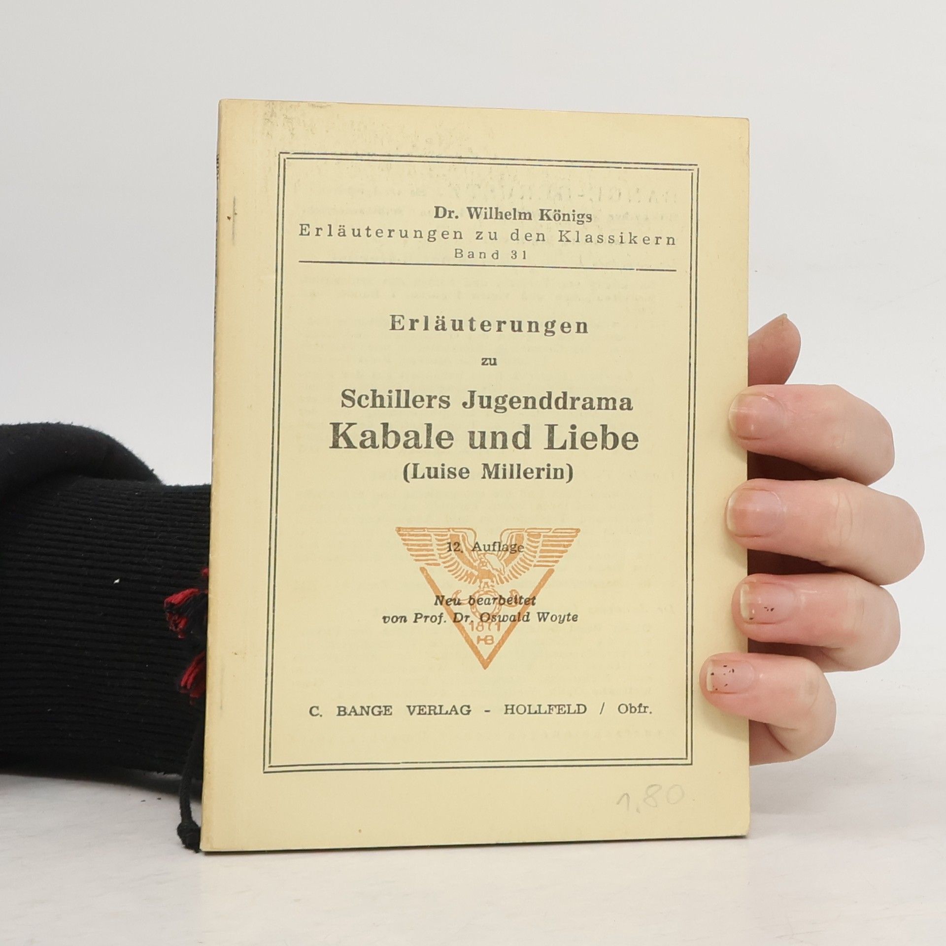 Wilhelm Königs Erläuterungen zu Goethes Götz von Berlichingen